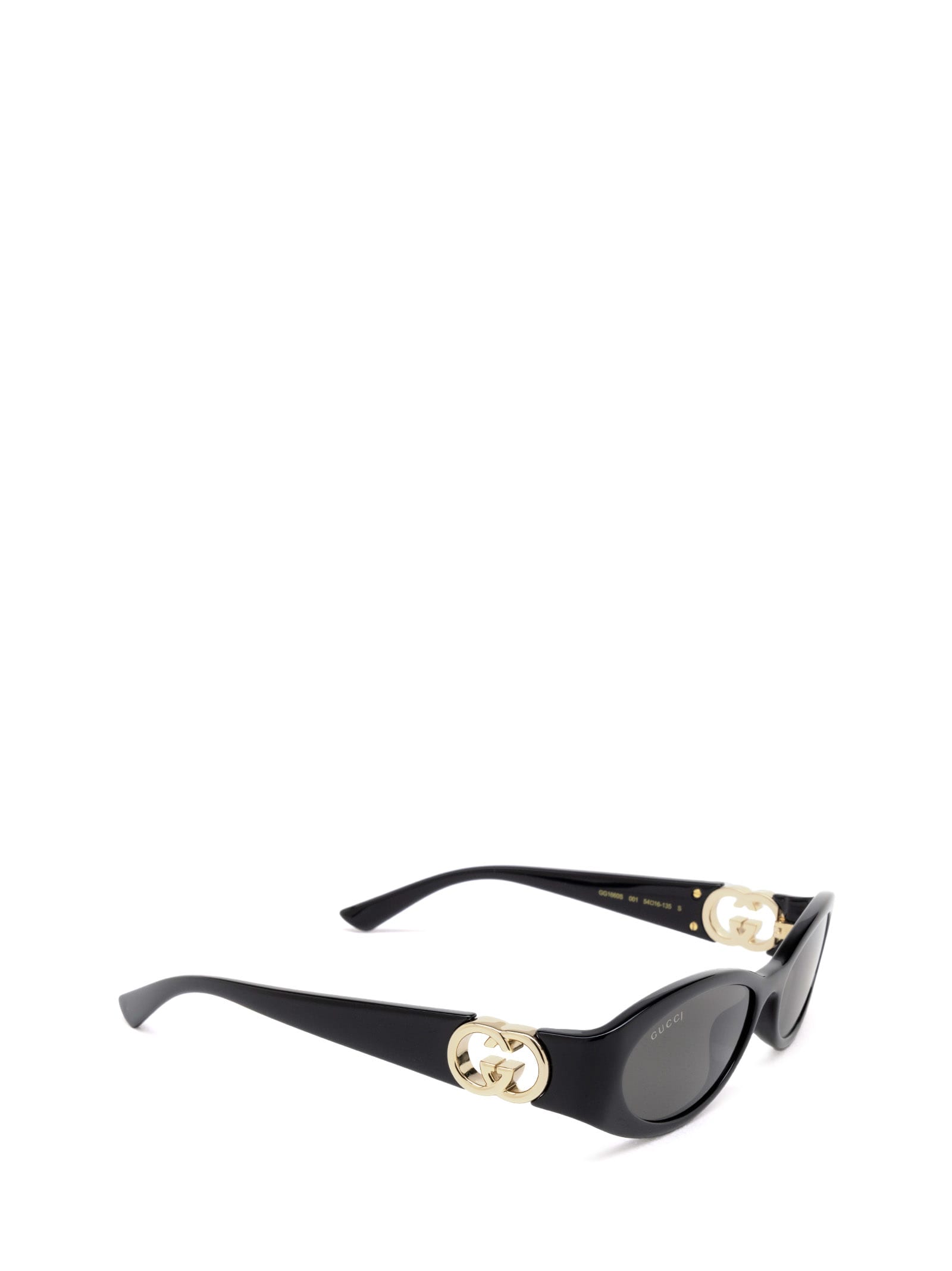 Shop Gucci Gg1660s Black Sunglasses