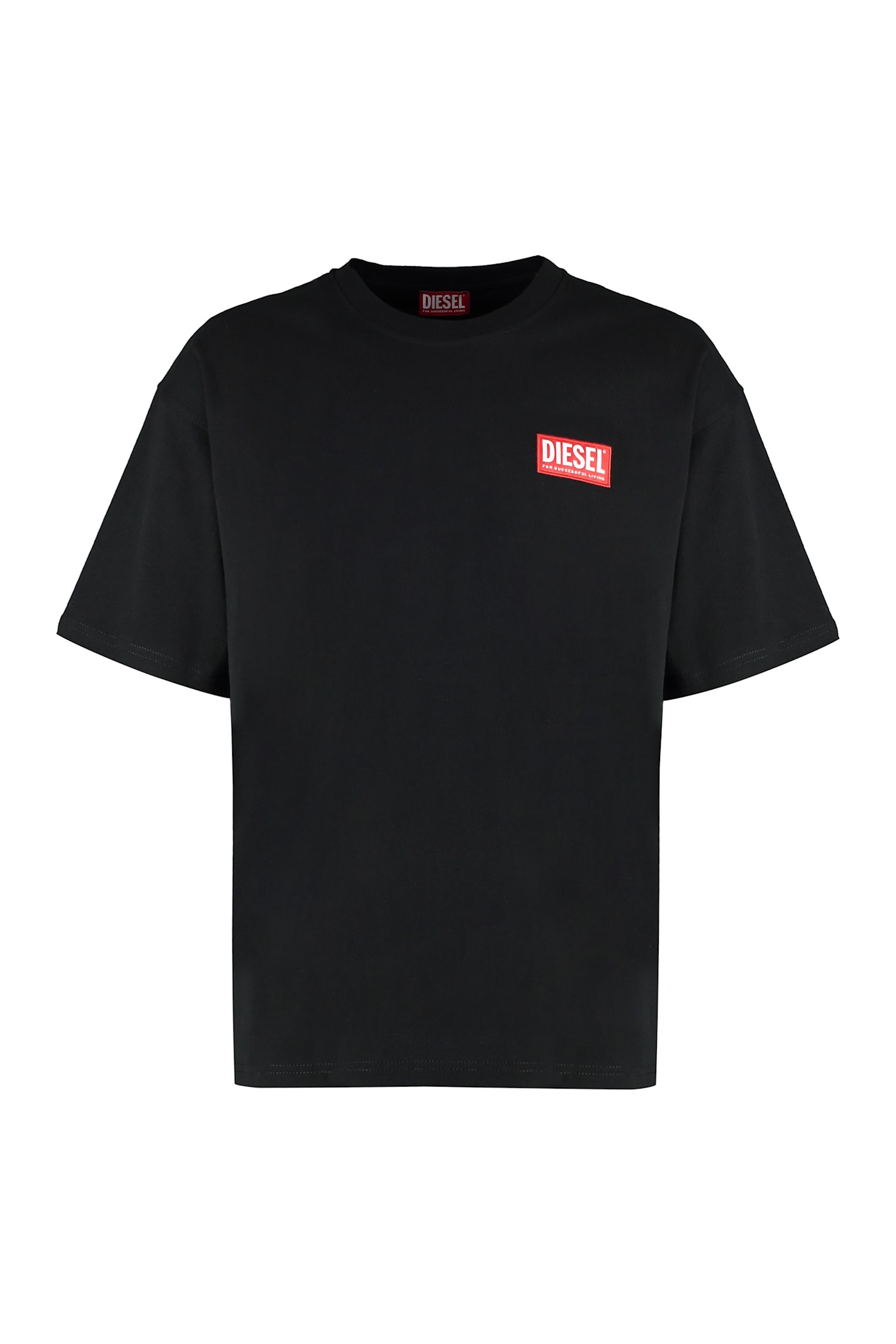 T-boxt Cotton Crew-neck T-shirt