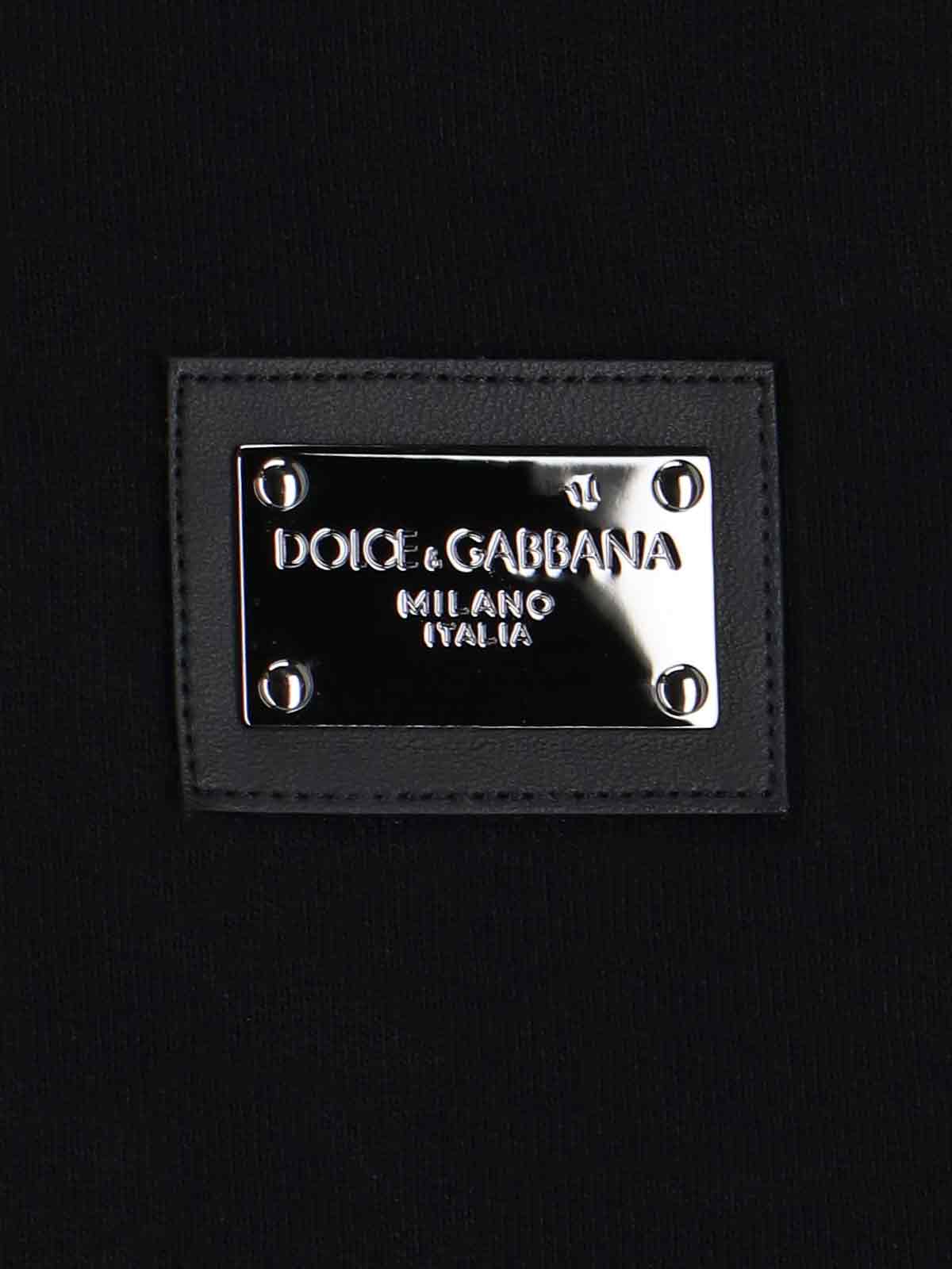 Shop Dolce & Gabbana Logo Crewneck In Nero