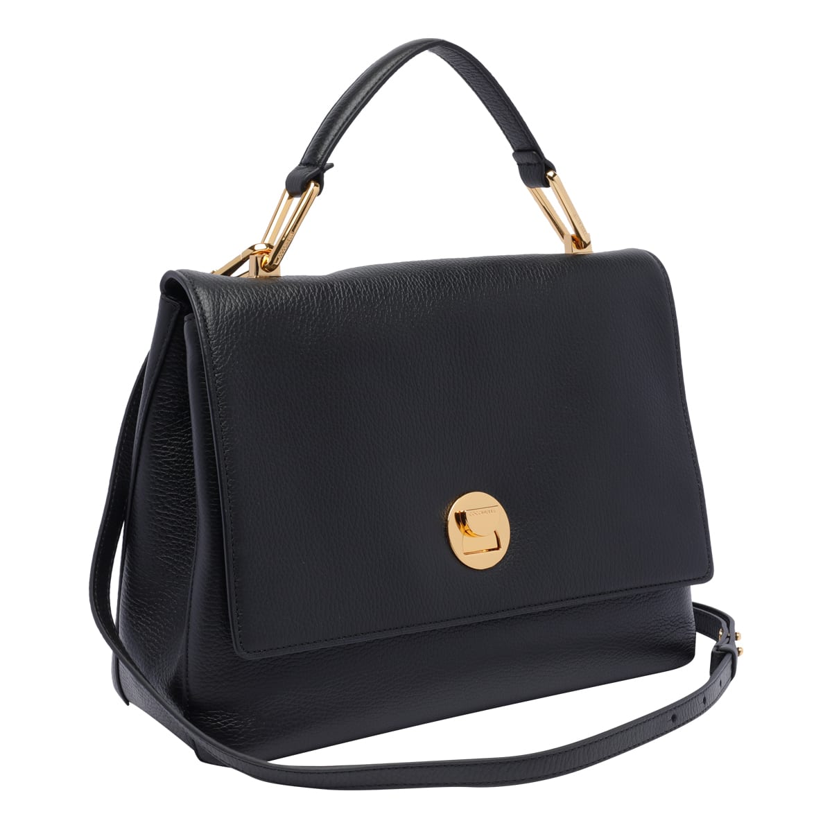 Shop Coccinelle Liya Handbag In Black