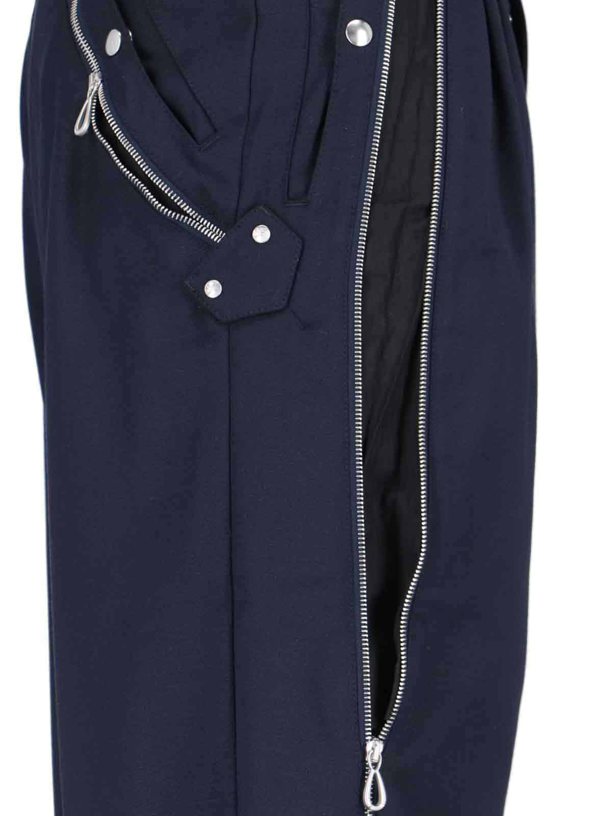 Shop Kiko Kostadinov Knox Pants In Blue