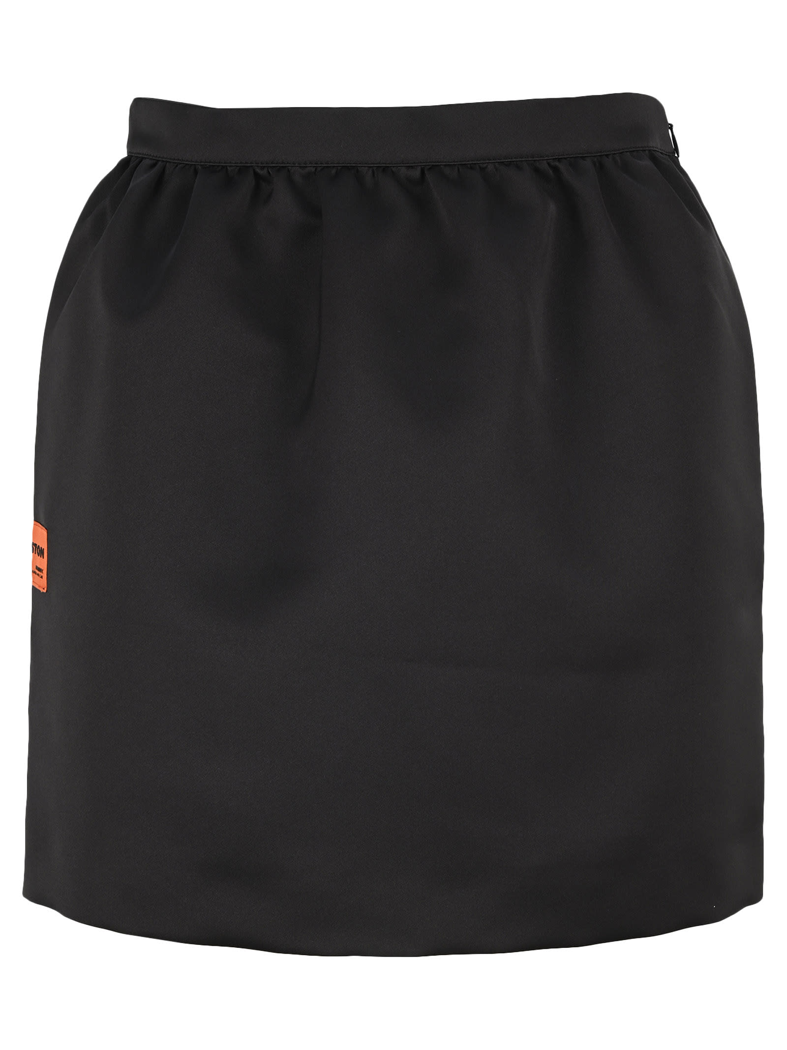 HERON PRESTON HERON PRESTON LOGO PATCH MINI SKIRT,11293051