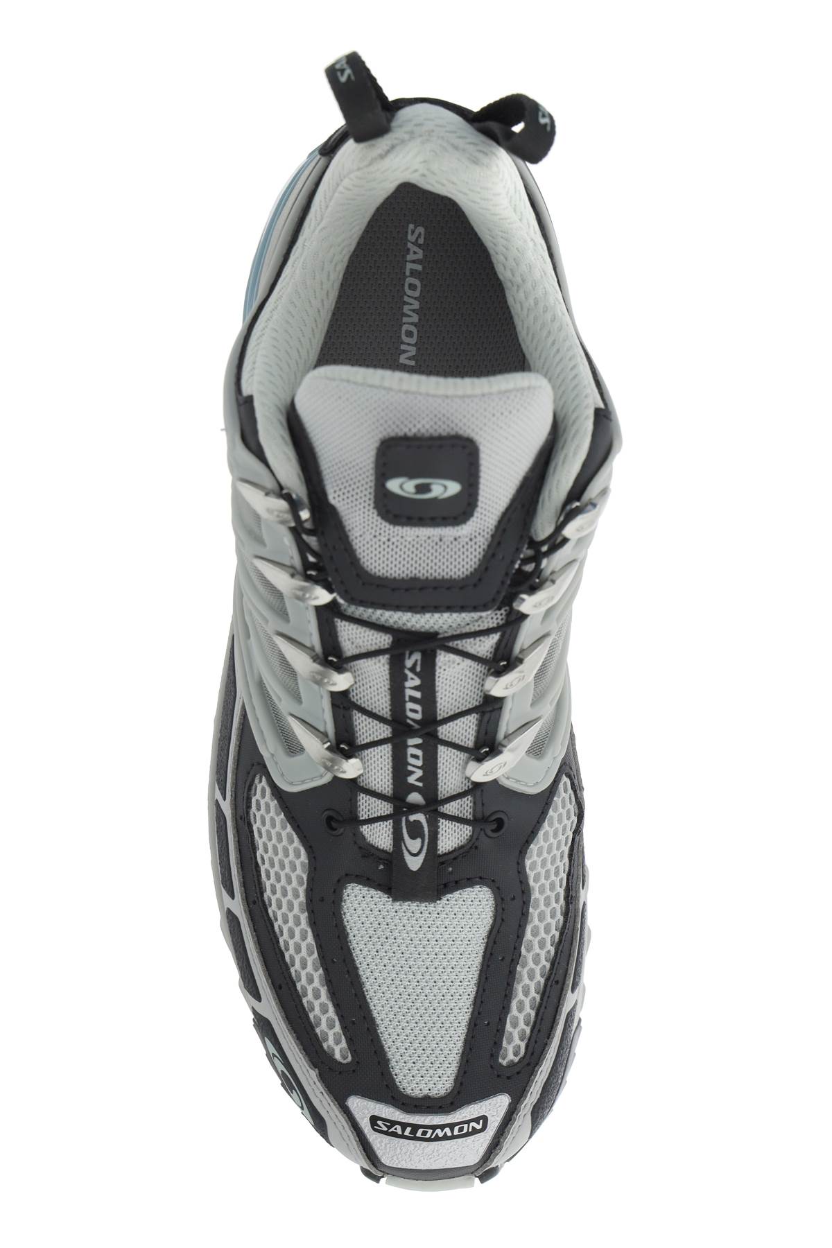 Shop Salomon Acs Pro Sneakers In Metal Phantom Arona (black)