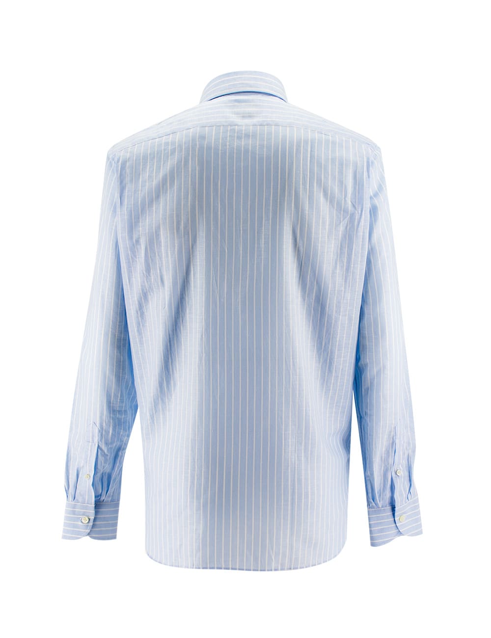 Shop Luigi Borrelli Shirt In Light Blue