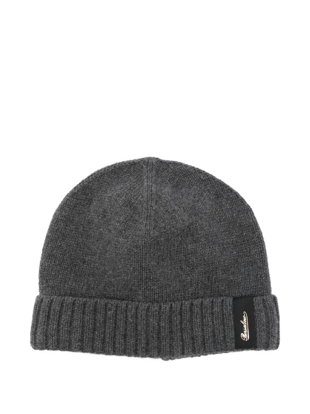 Borsalino City Cashmere Beanie In Green