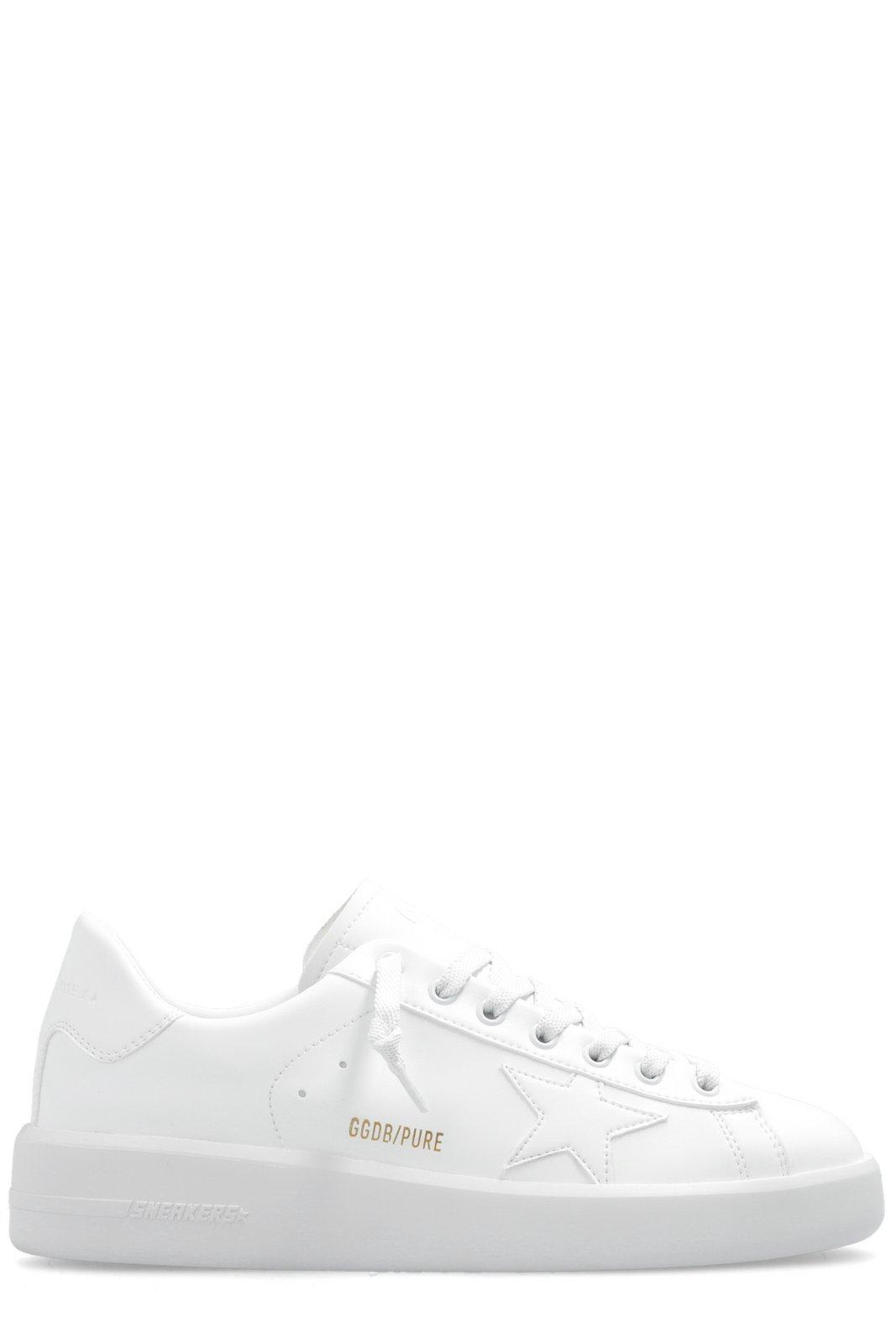 Golden Goose Pure Star Low-top Sneakers In White