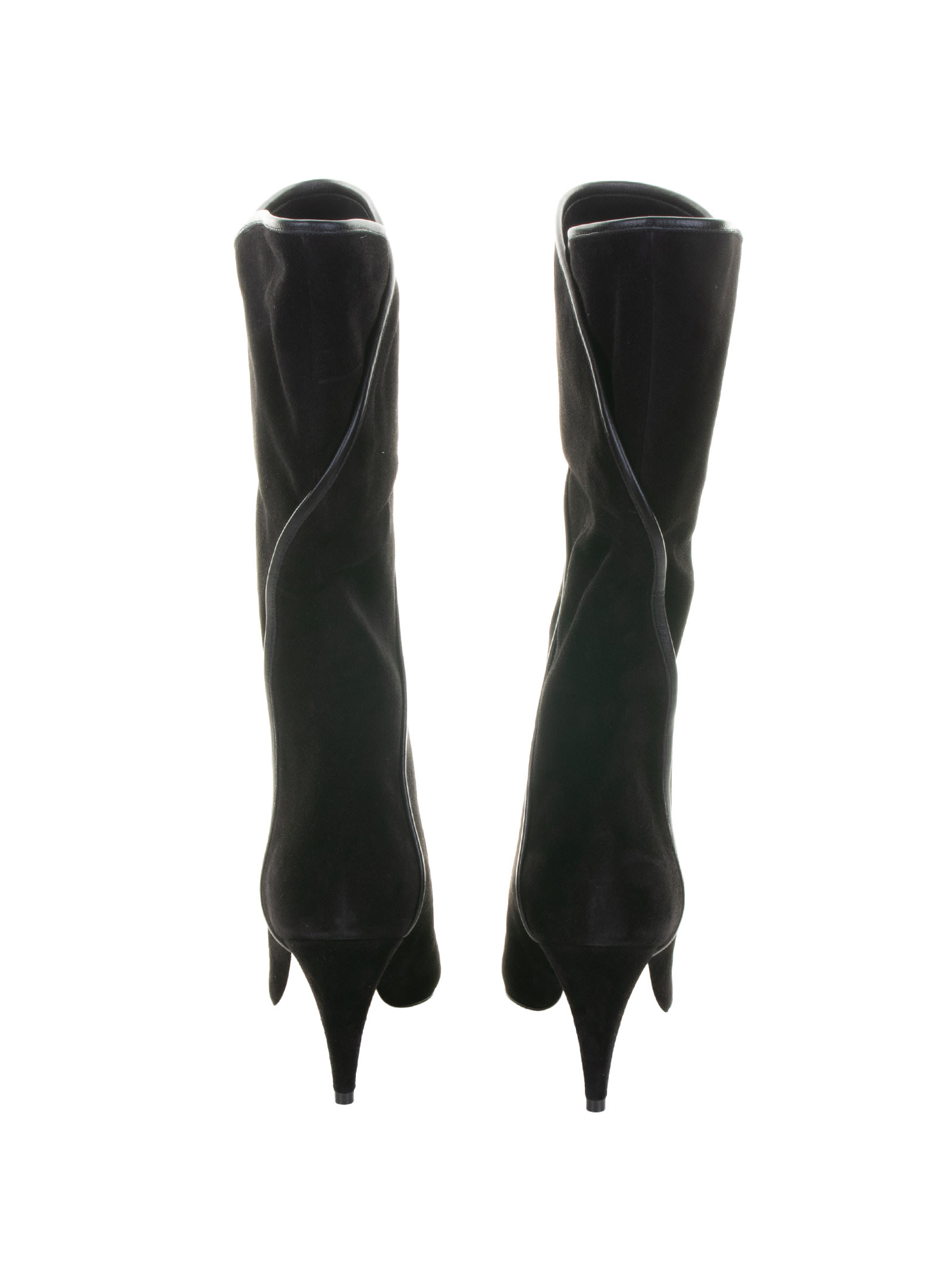 Casadei Boots Black In Animal Print