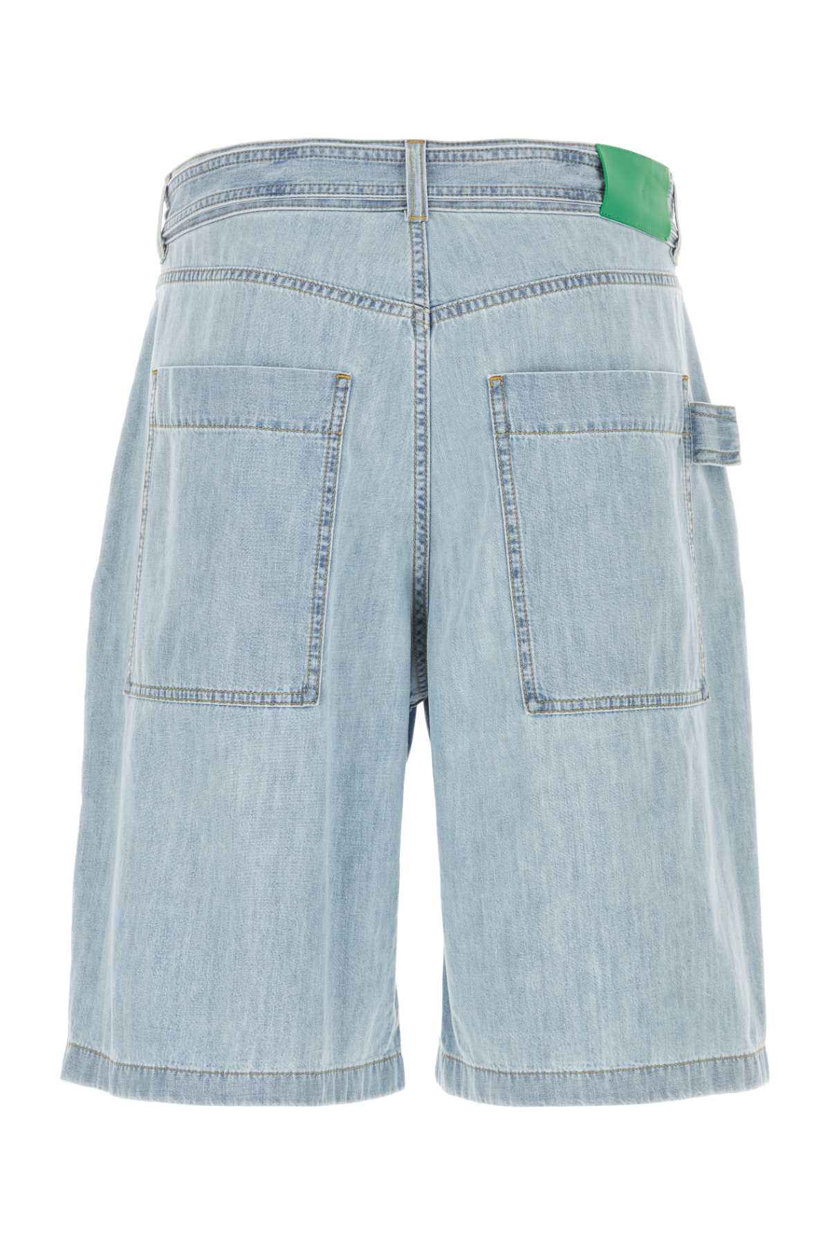 Bottega Veneta Light Blue Denim Bermuda Shorts In Lightdenim