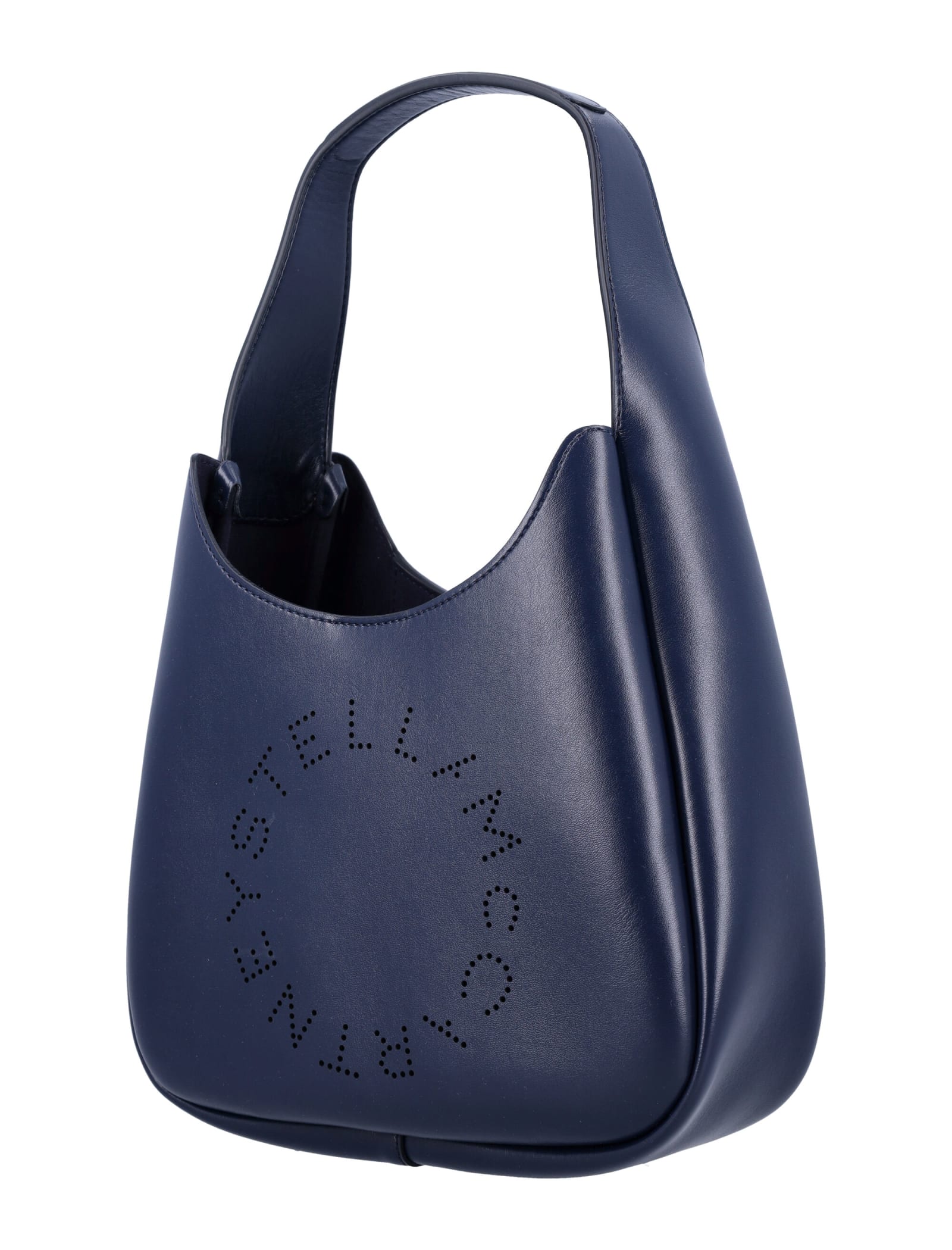 Shop Stella Mccartney Small Hobo Tote Bag In Denim Blue