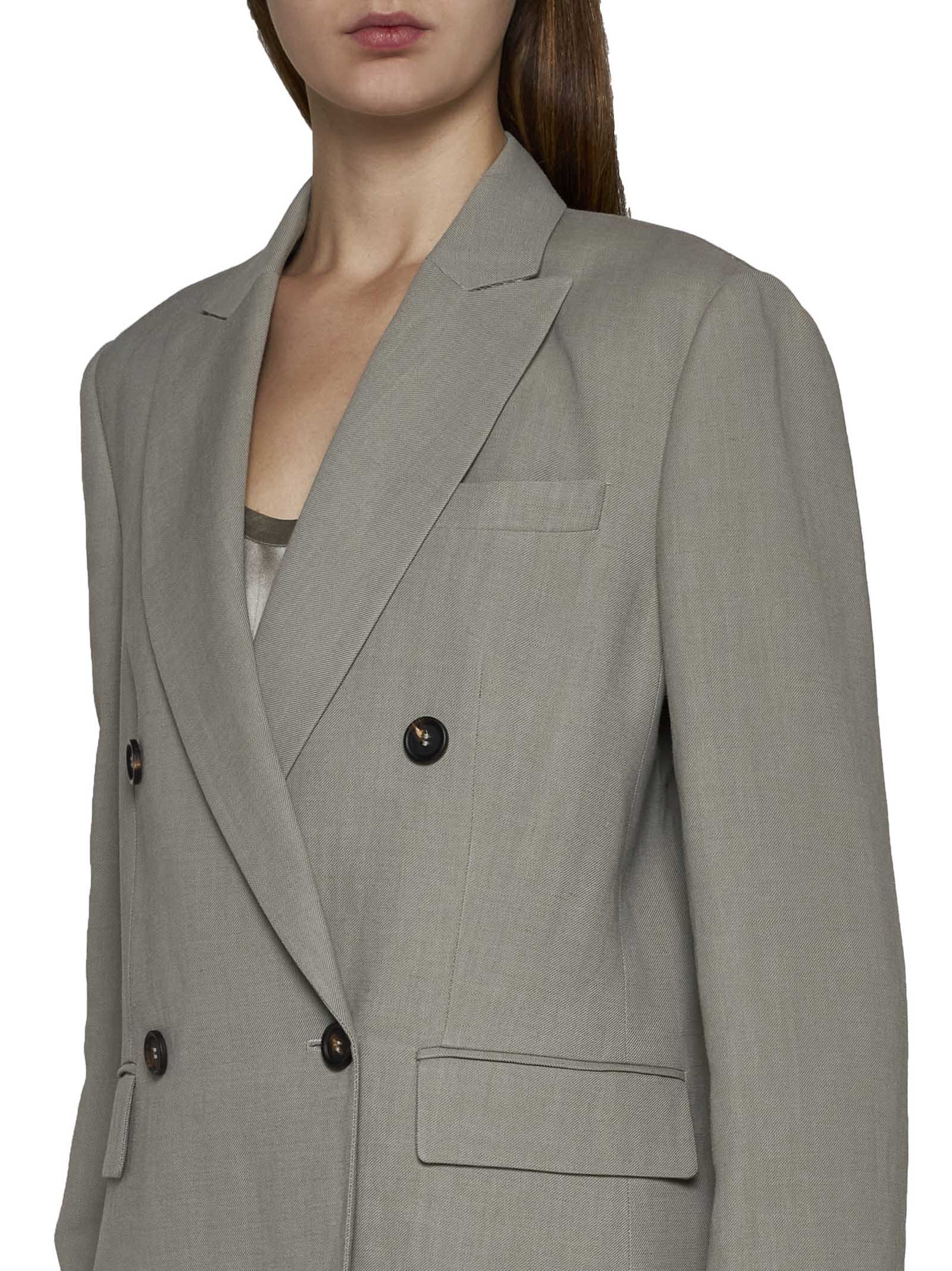 Shop Brunello Cucinelli Blazer In Jackfruit