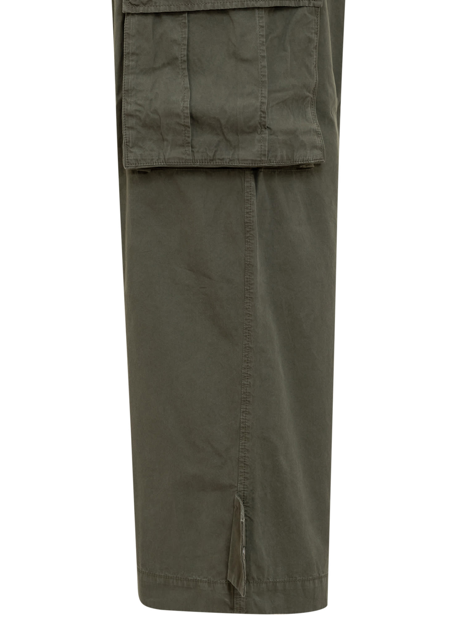 Shop Darkpark Eric Cargo Pants In Army Green
