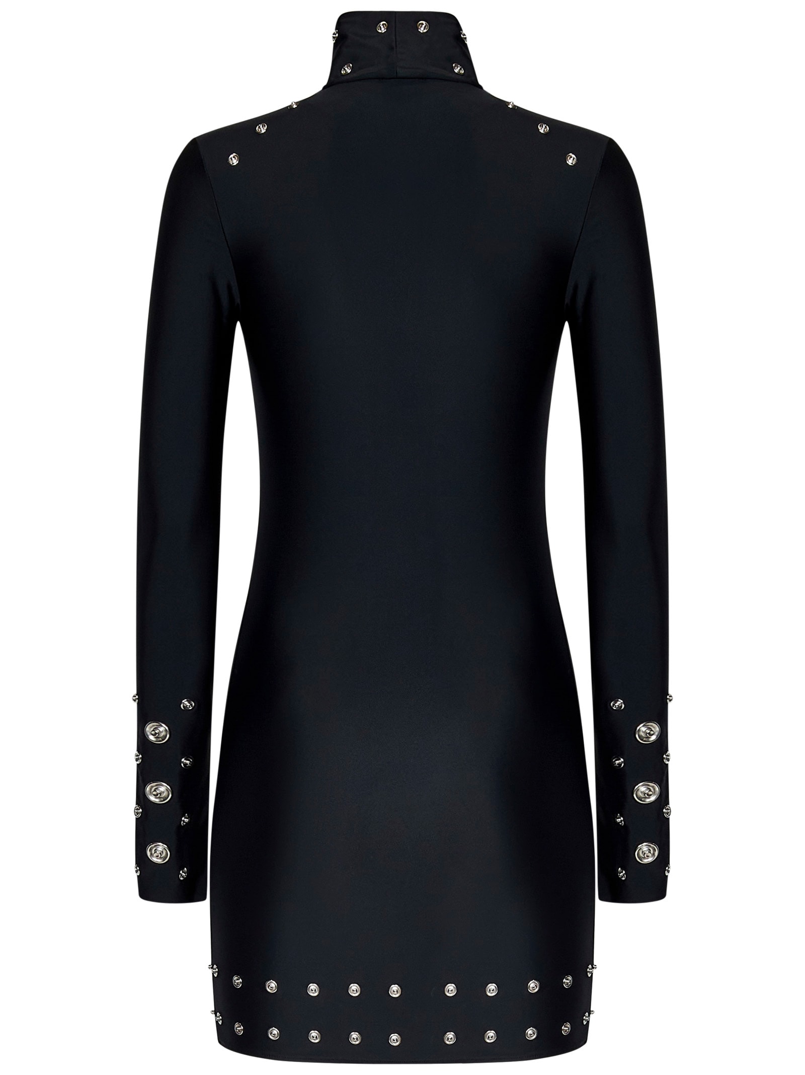 Shop Coperni Mini Dress In Black