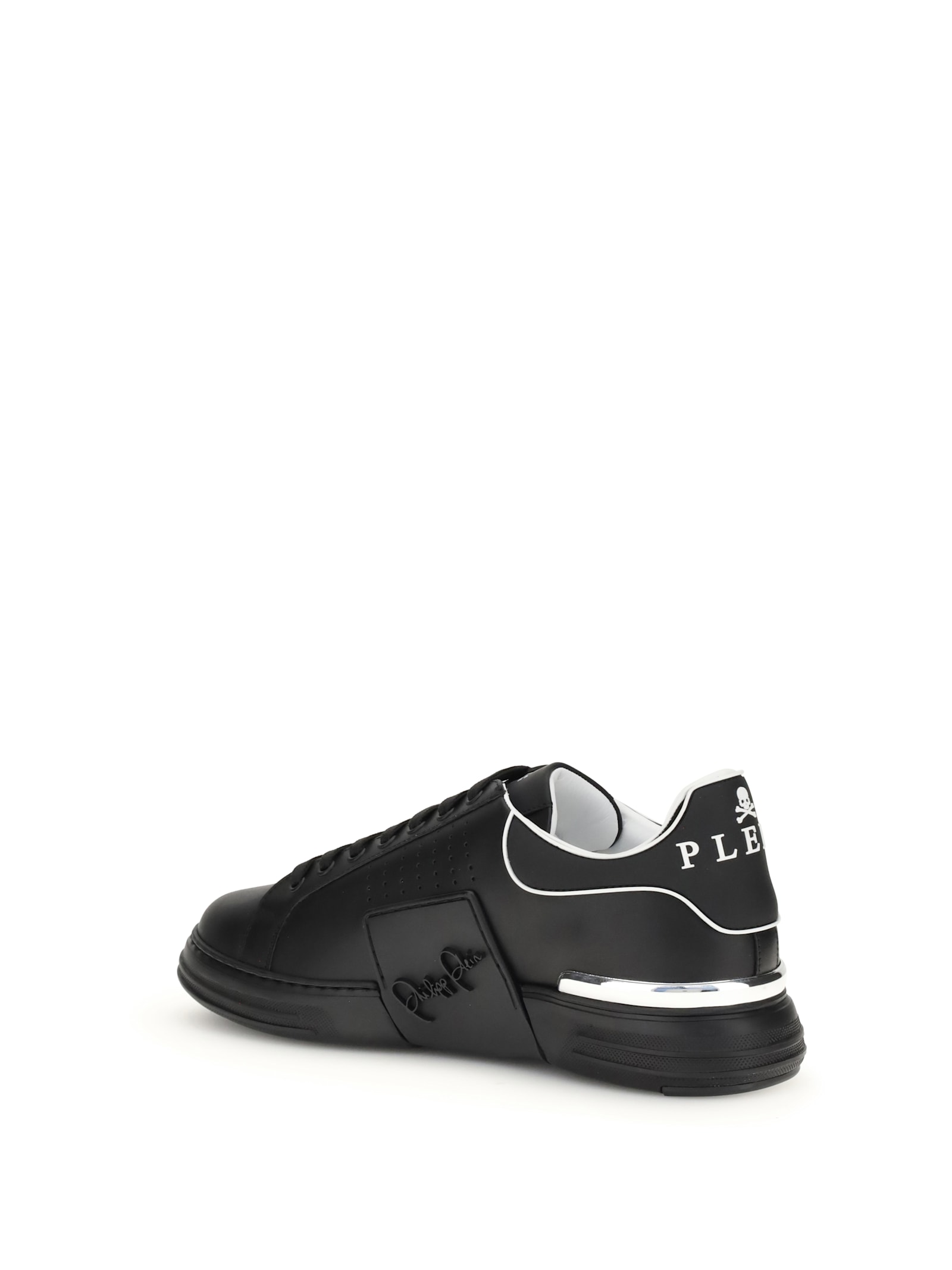 Philipp Plein Modern Hexagon Design Sneakers In Black