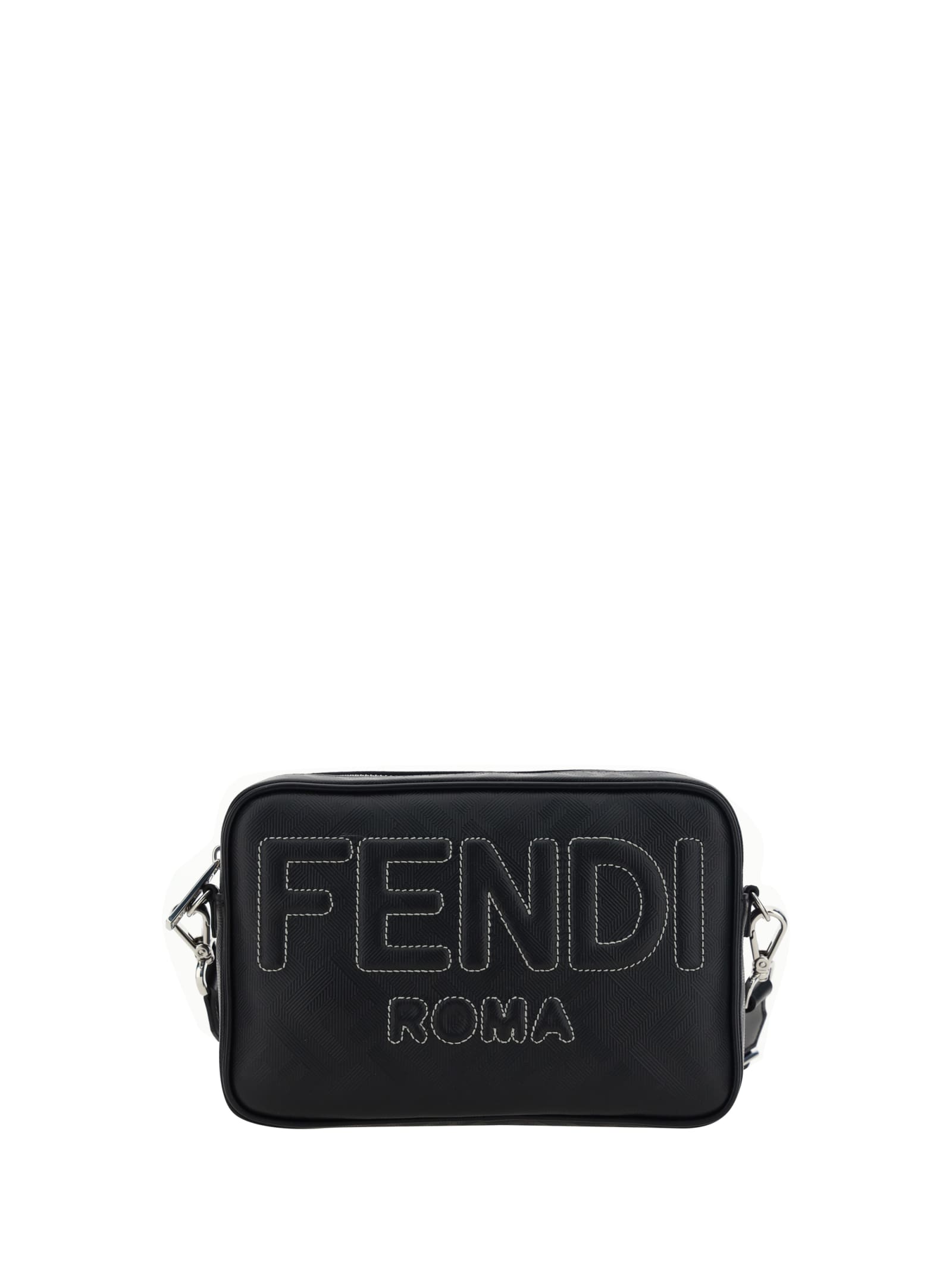 Shop Fendi Camera Fanny Pack In Black