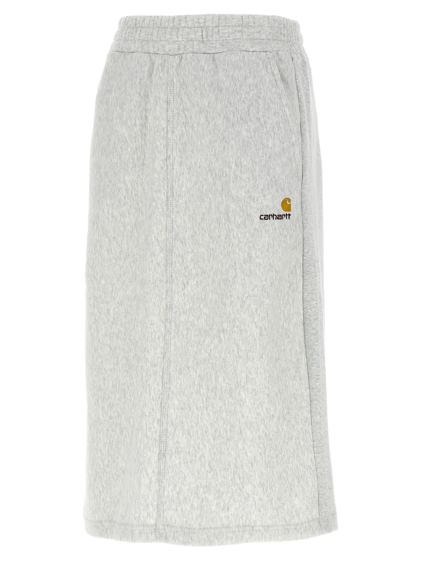 Carhartt American Script Skirts Gray In Gray