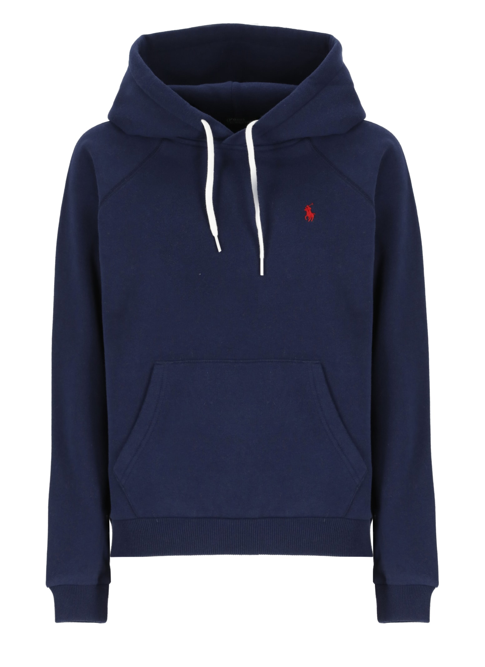 Shop Ralph Lauren Hoodie With Pony In Blue