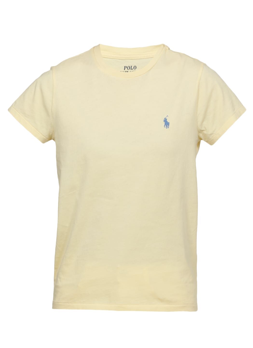 Ralph Lauren Logo T-shirt In Wicket Yellow