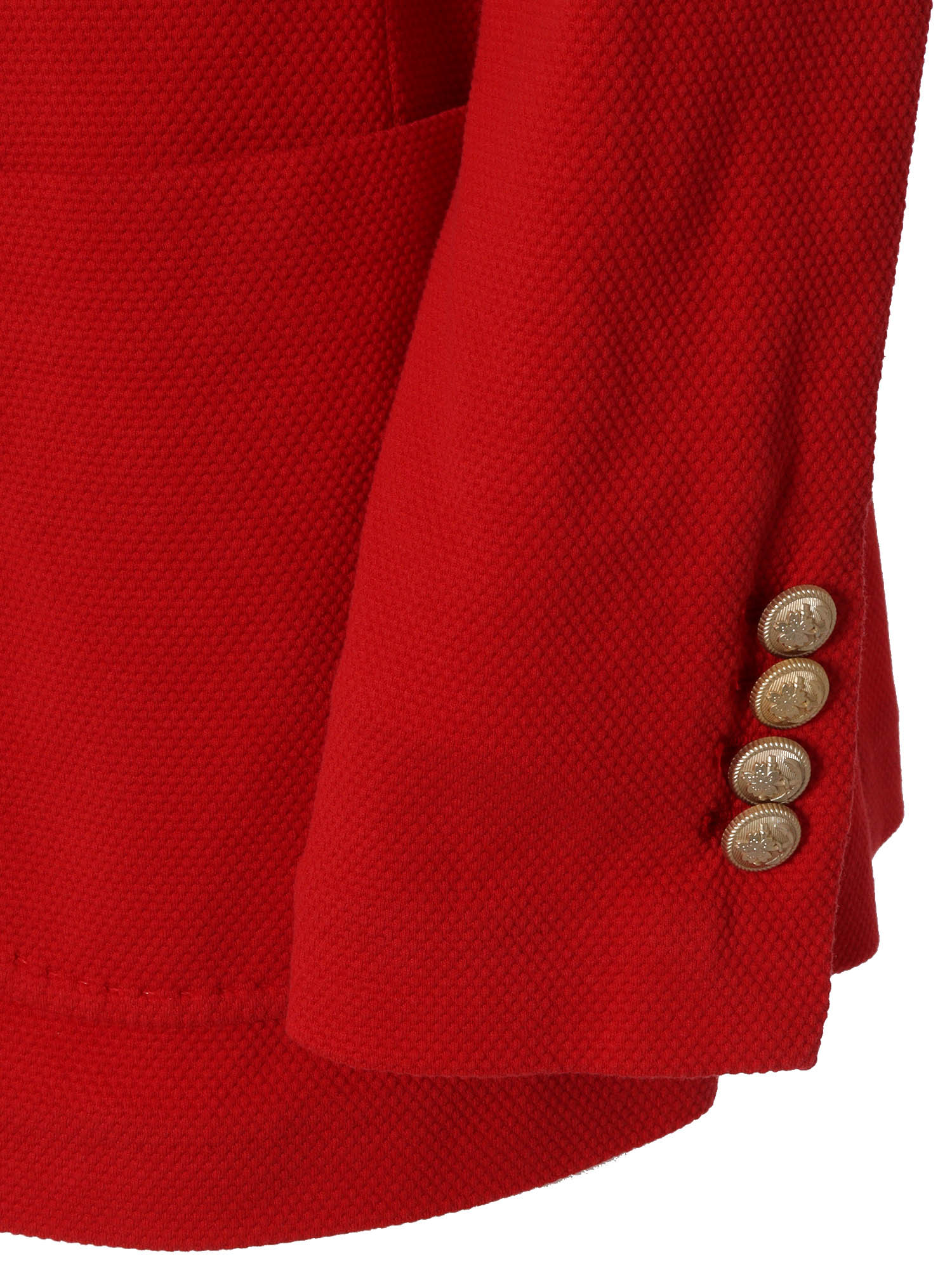 Circolo 1901 Double-breasted Jacket Gold Buttons In Red