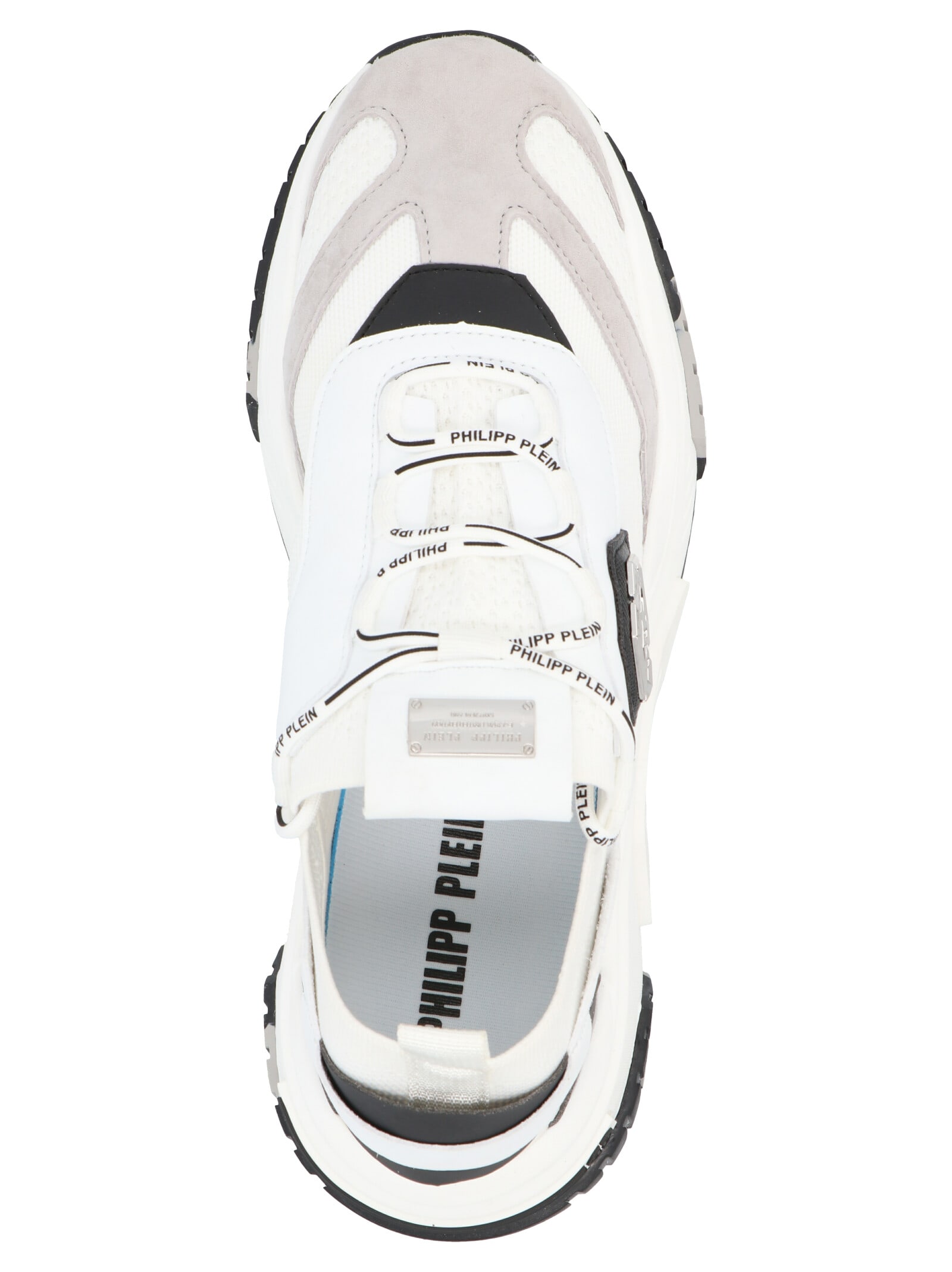 Shop Philipp Plein Vegan Trainer Shoes In White