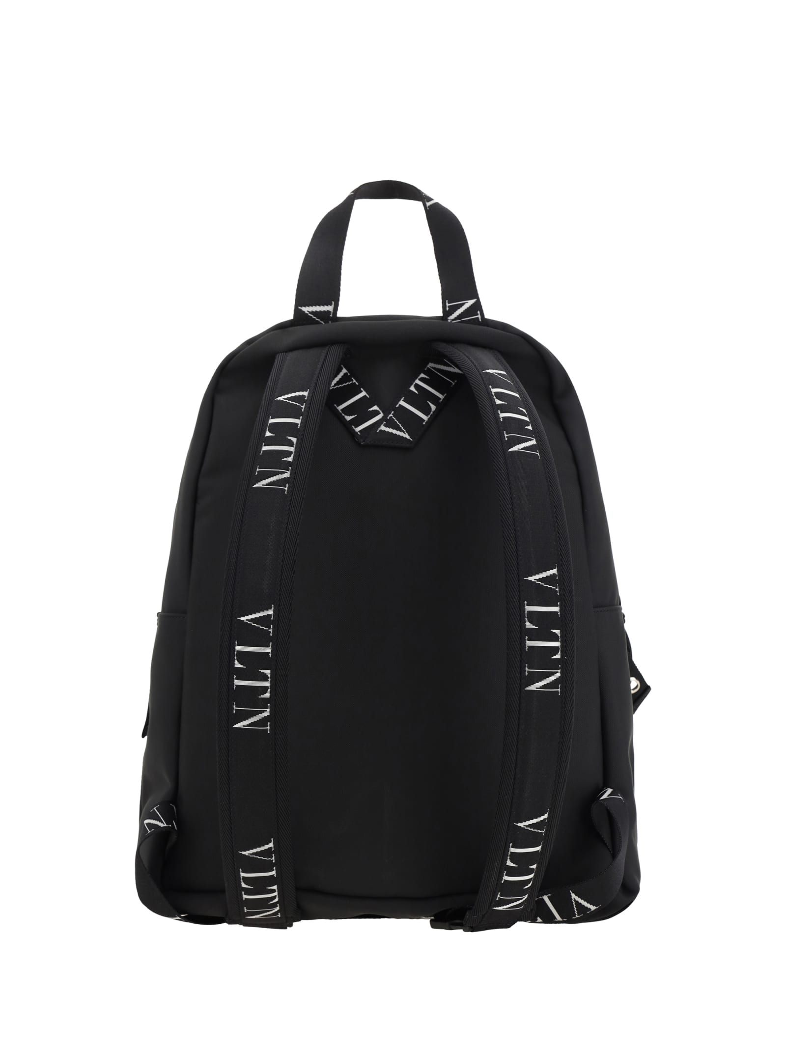 Shop Valentino Vltn Backpack In Black