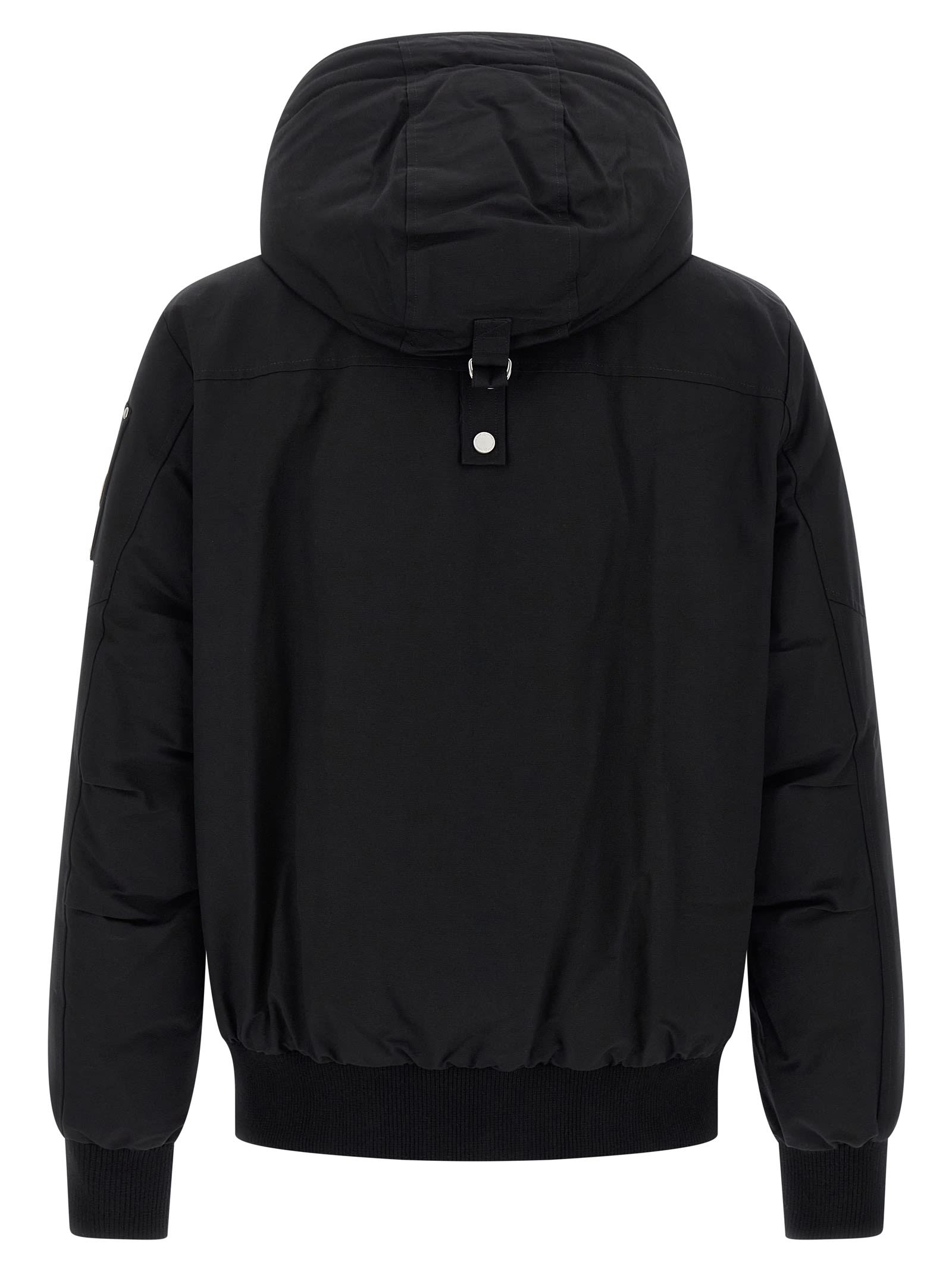 Moose Knuckles Original Ballistic Down Jacket In Black
