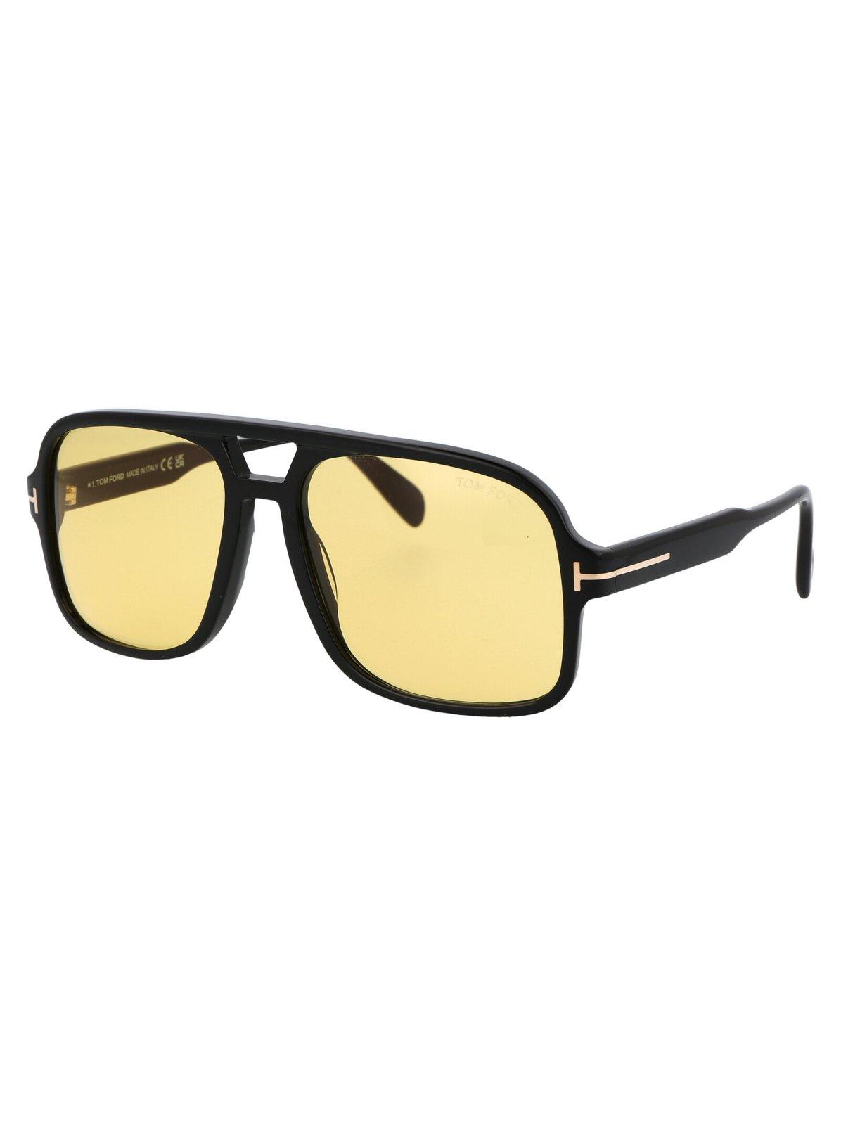 Tom Ford Sunglasses In 6001e - Nero Lucido / Marrone