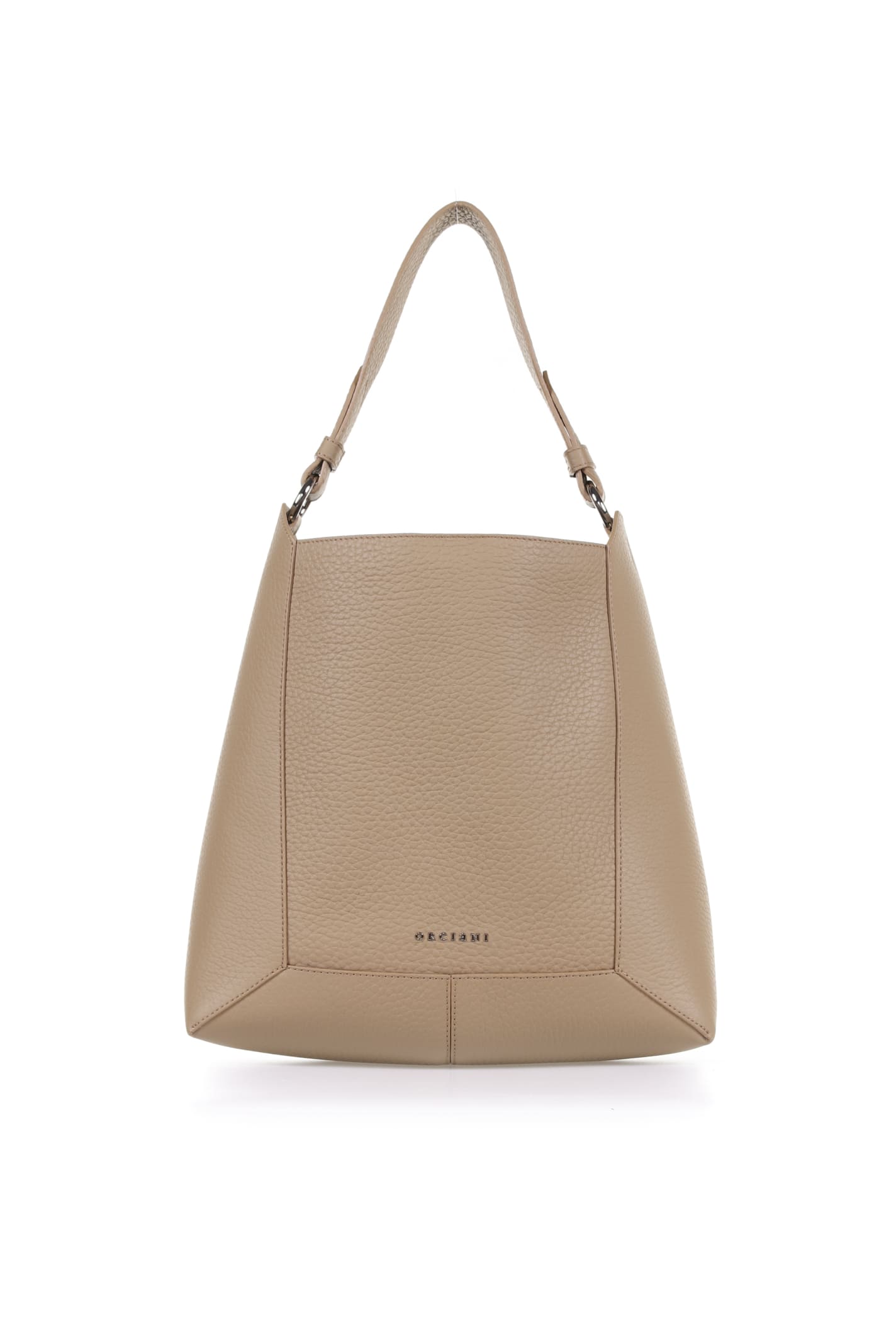 Orciani Cappuccino Leather Bag