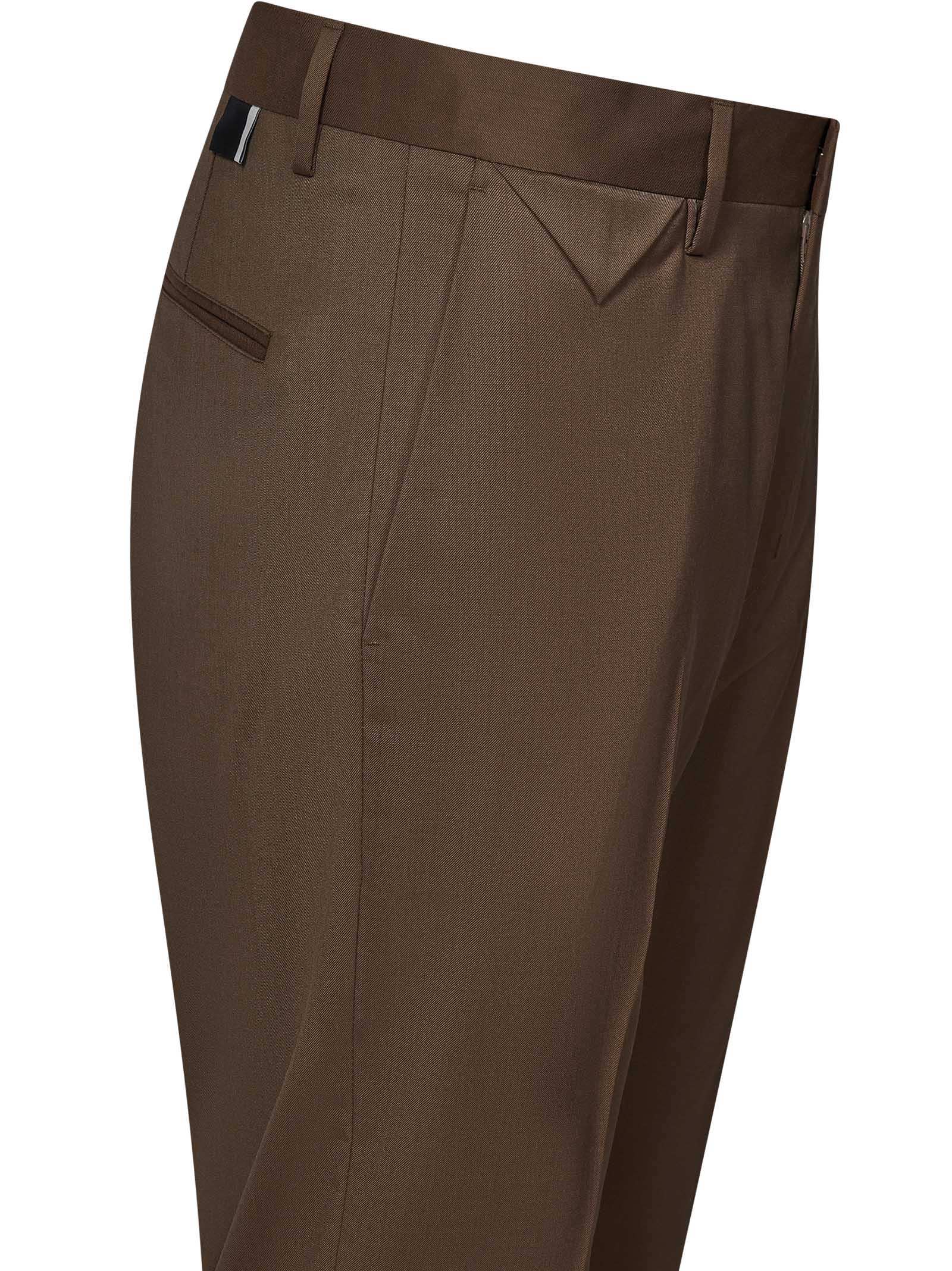 Shop Low Brand Cooper T1.7 Trousers In Brown