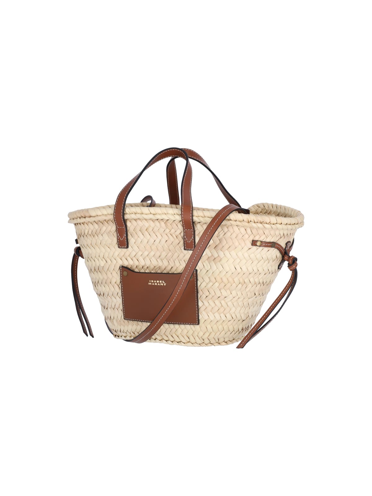 Shop Isabel Marant Cadix Mini Handbag In Beige