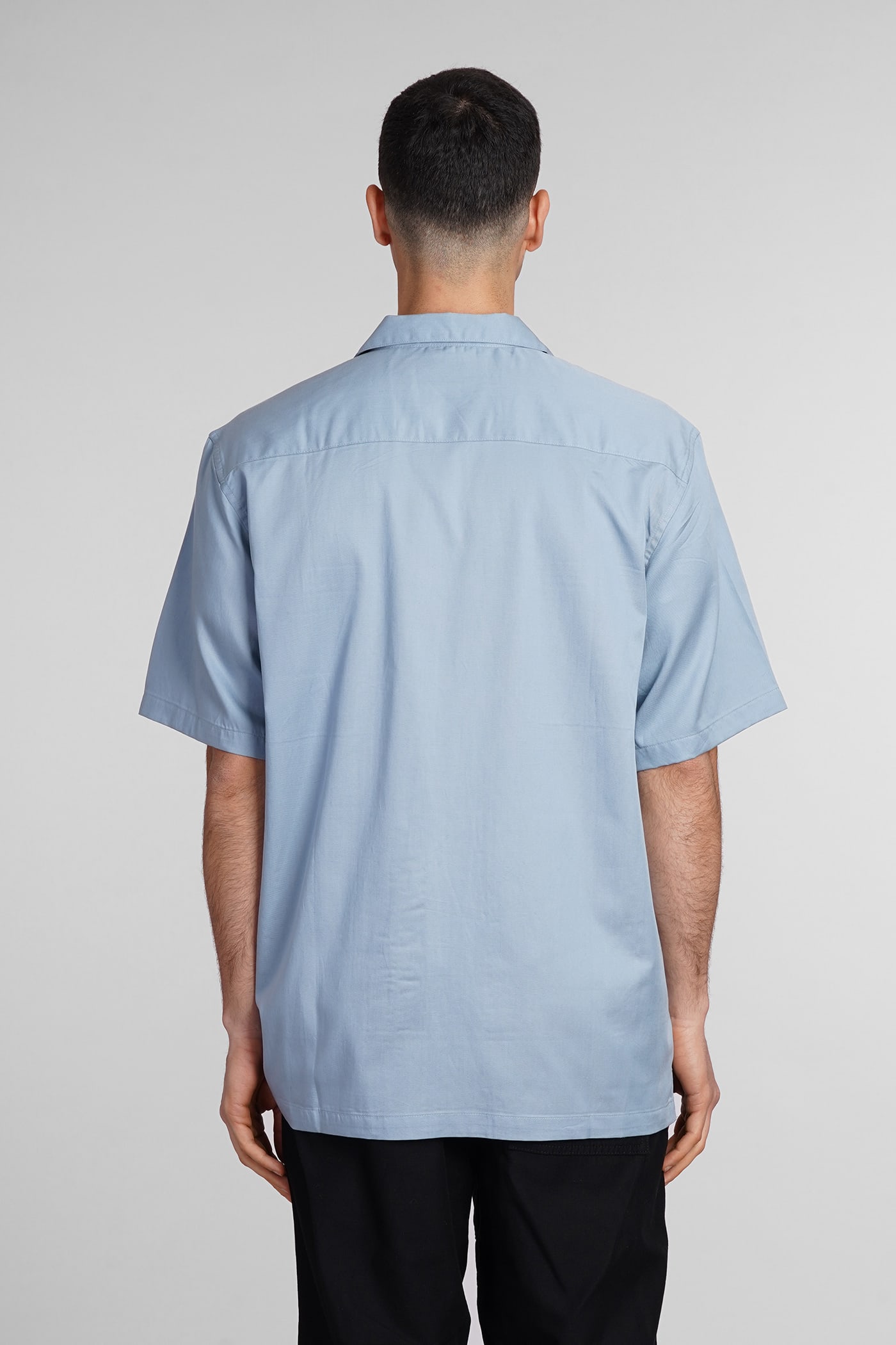 Shop Carhartt Shirt In Blue Cotton