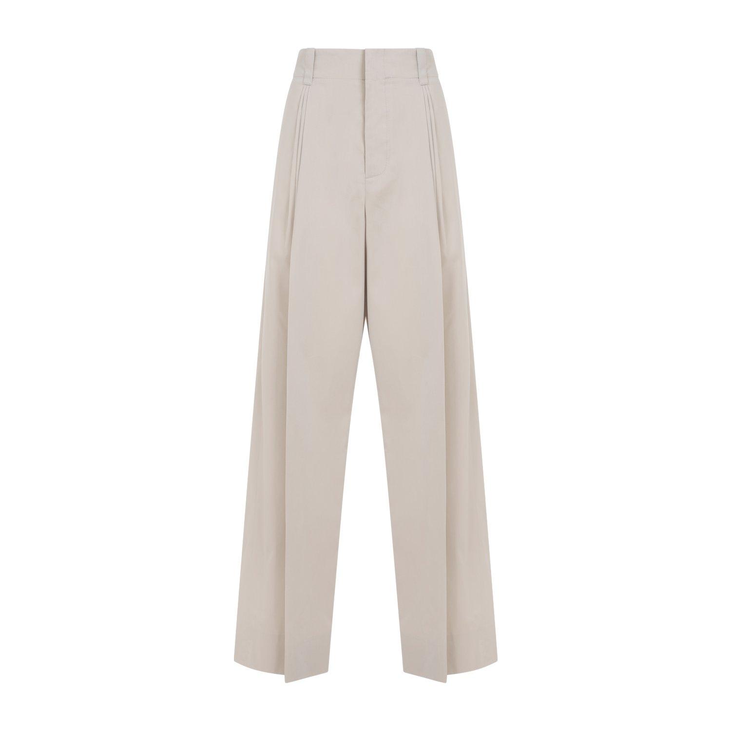 Pleated Detail Tailored Trousers
