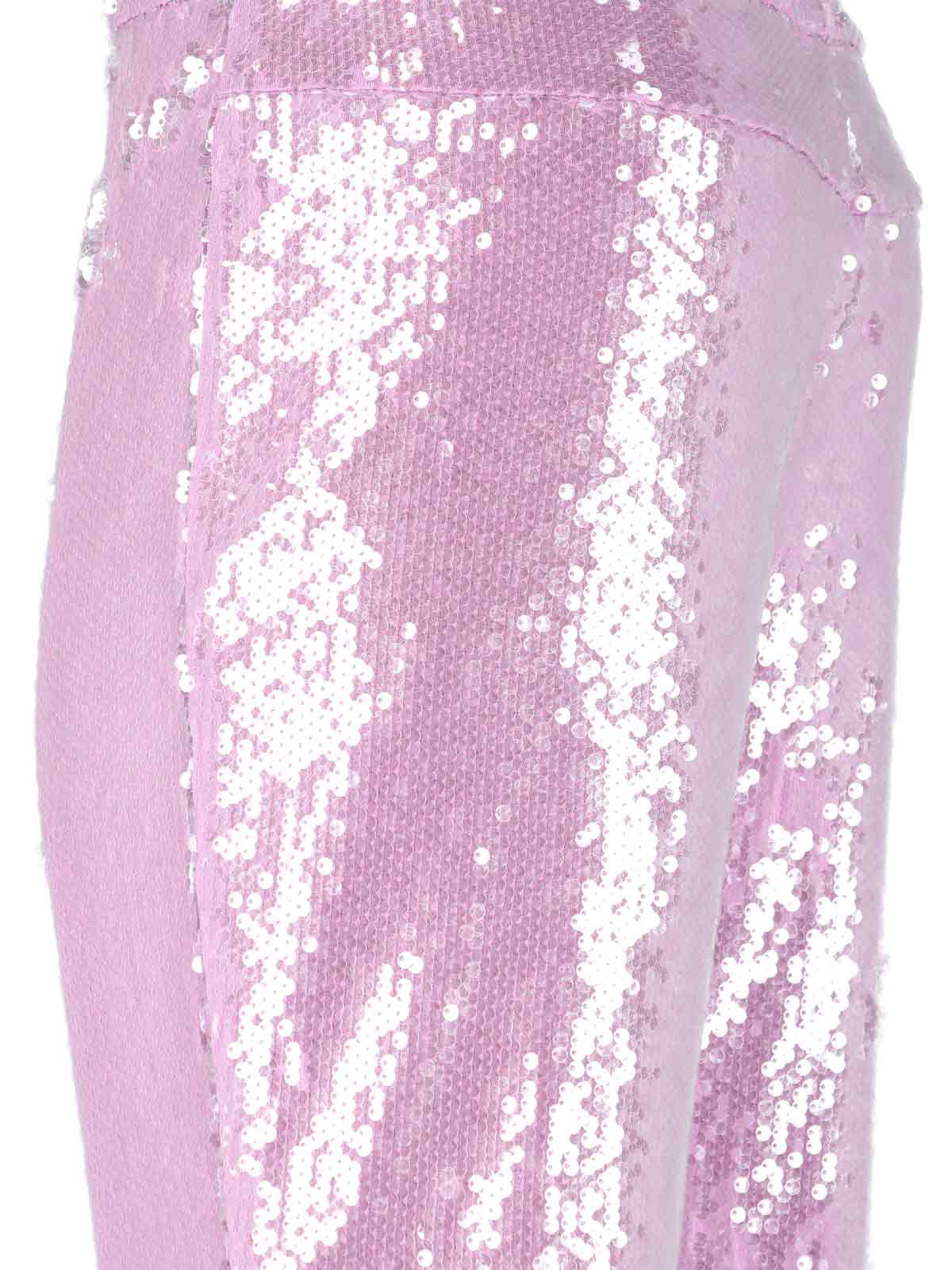 Shop Rotate Birger Christensen Sequin Pants In Tcx Lupine