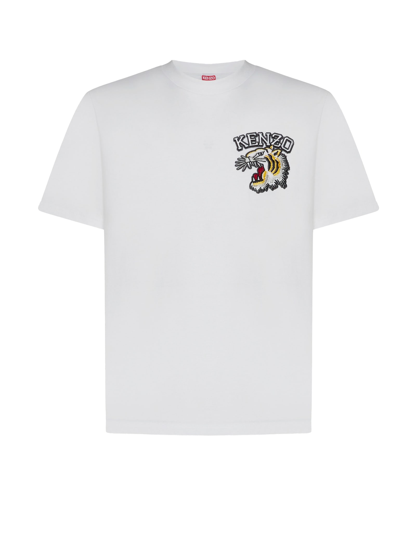 Shop Kenzo Tiger White T-shirt In Off White