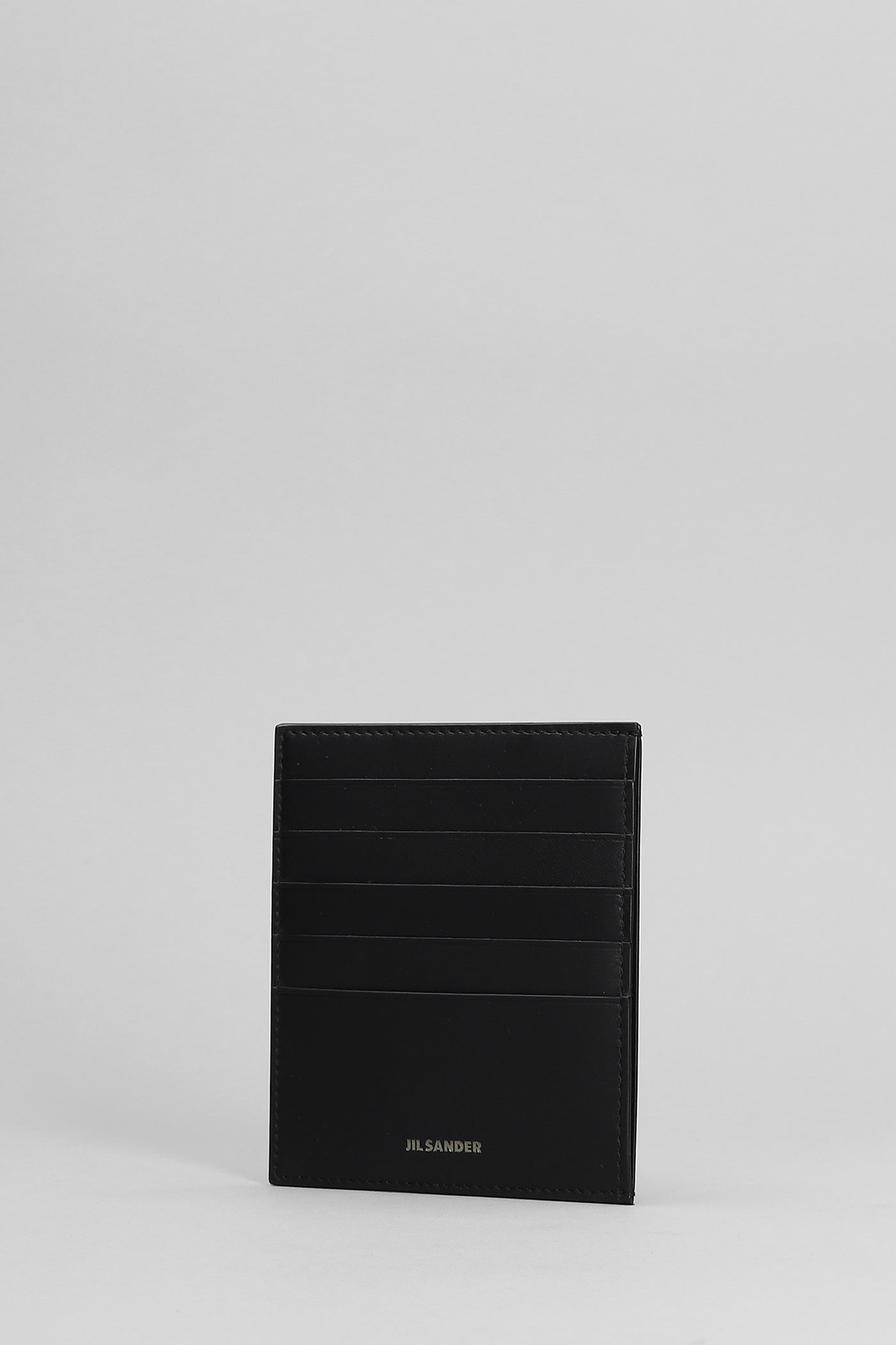 Shop Jil Sander Wallet In Black Leather