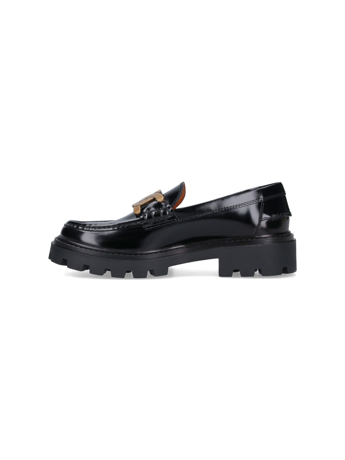 Shop Tod's Kate Loafers In Black
