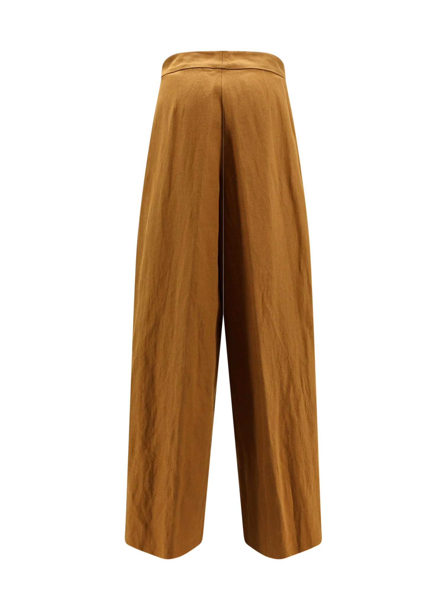 Shop Dries Van Noten Trouser In Brown