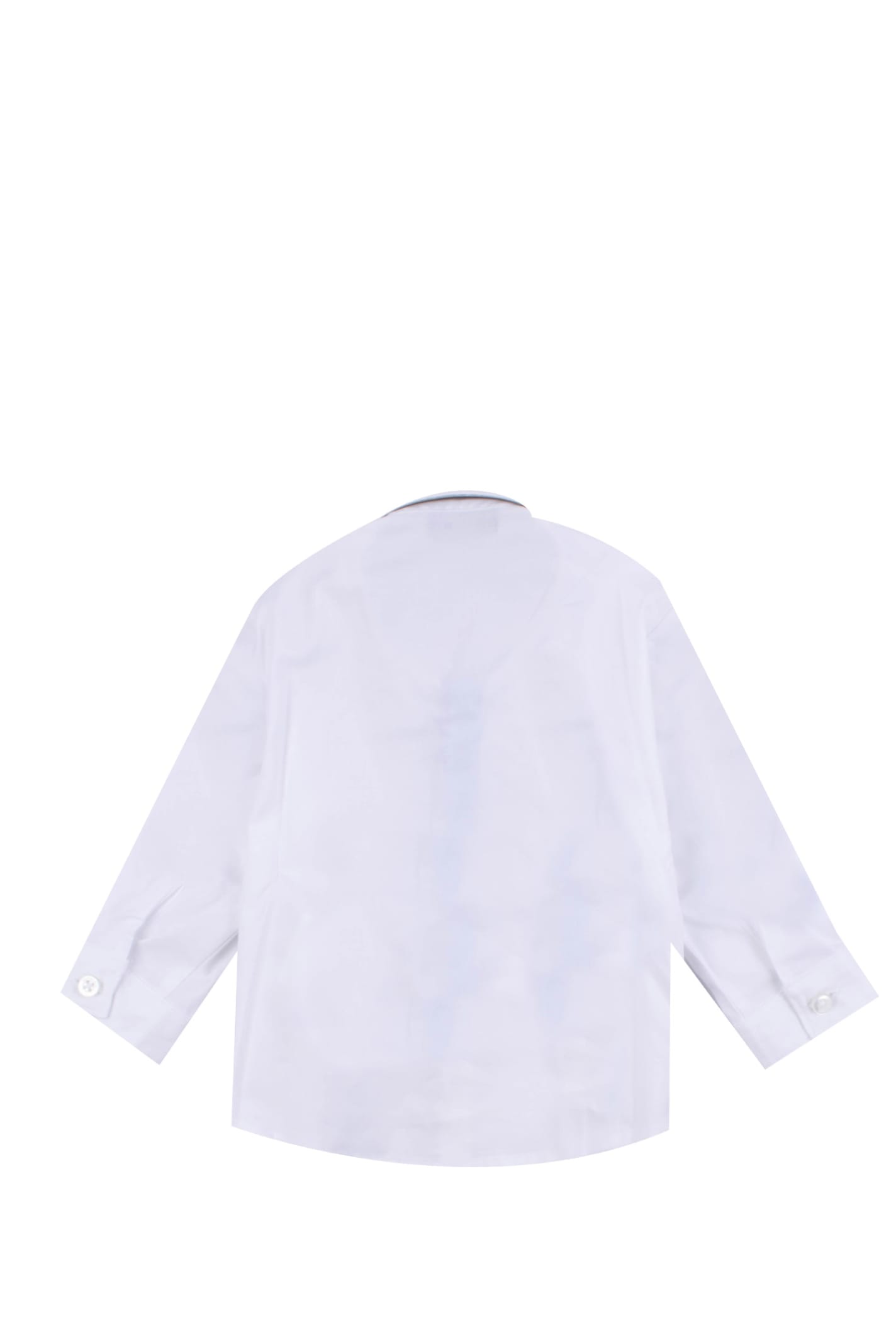 Shop Manuel Ritz Cotton Shirt In White