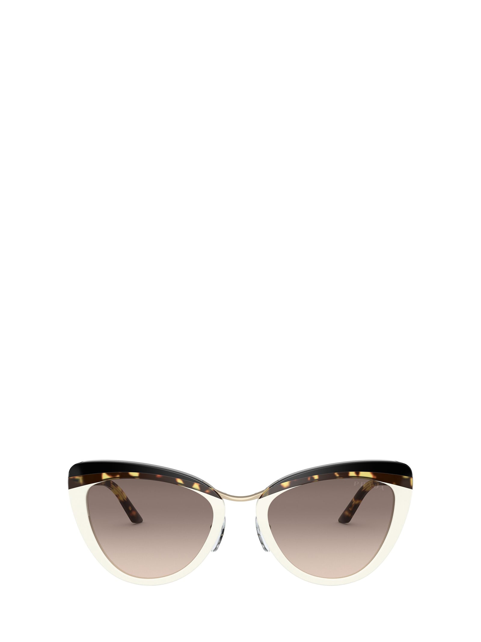 Prada Eyewear Prada Pr 25xs Havana & Ivory Sunglasses