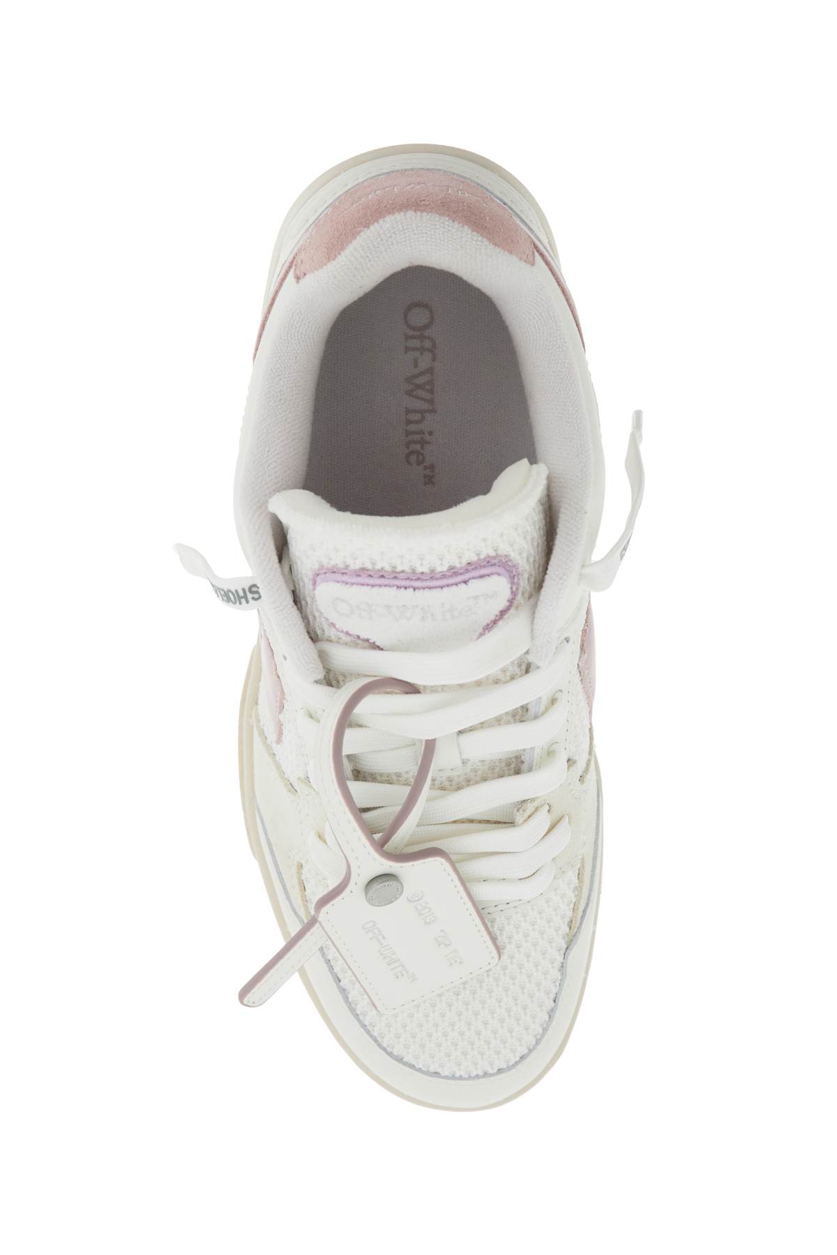 Shop Off-white Slim Out Of Office Sneakers In White - Lilac (white)