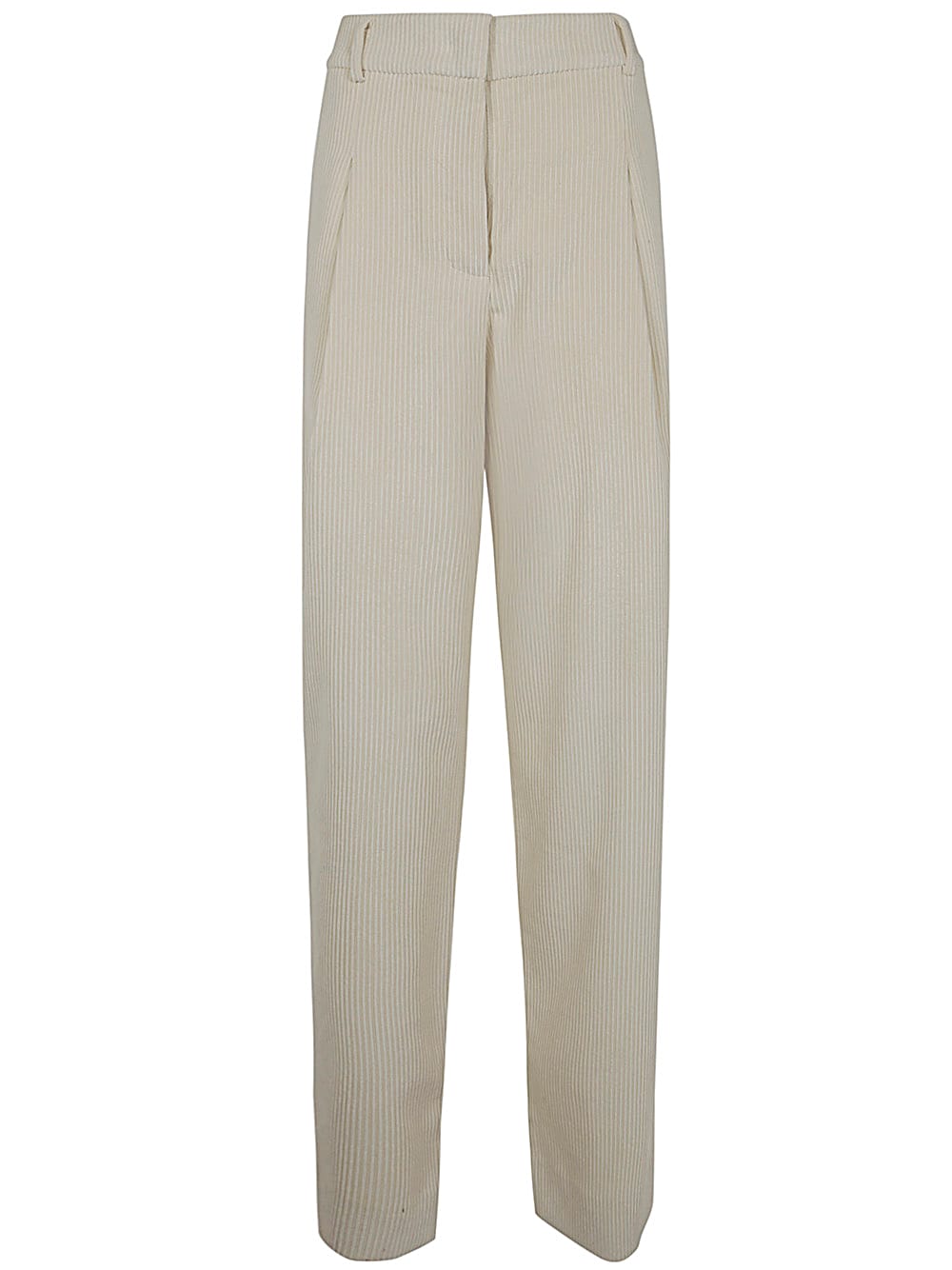 Shop Essentiel Antwerp Geranium Corduroy Pants In Off White