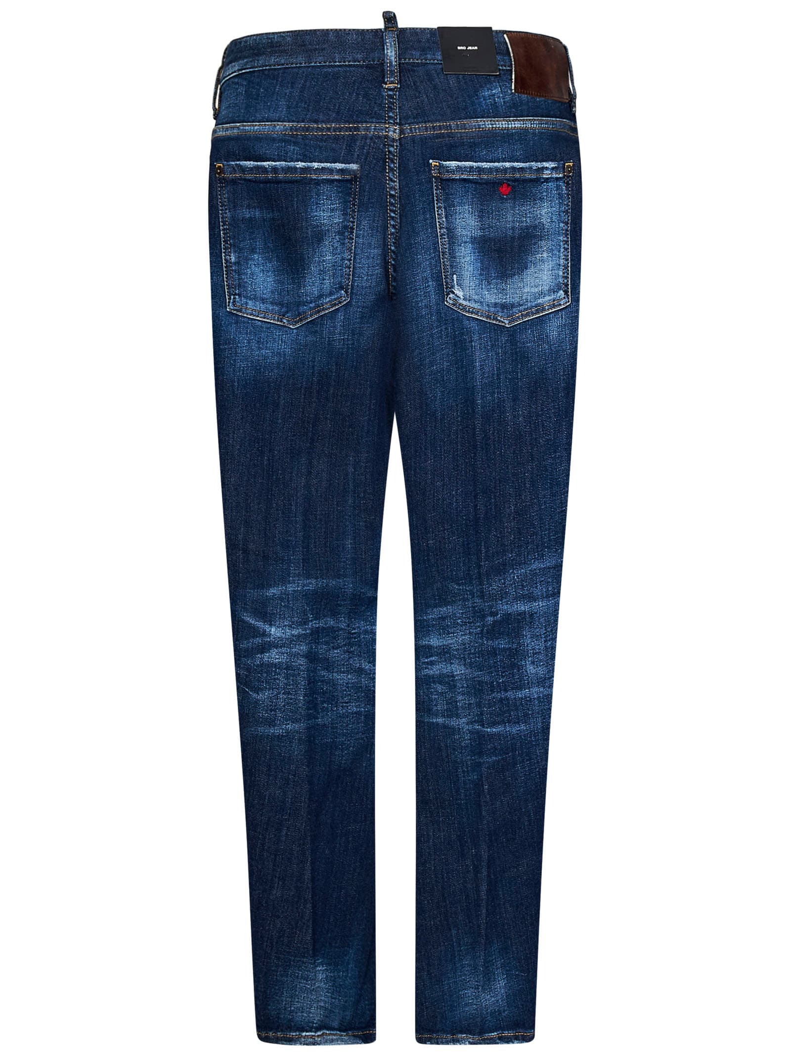 Shop Dsquared2 Jeans Bro In Blue