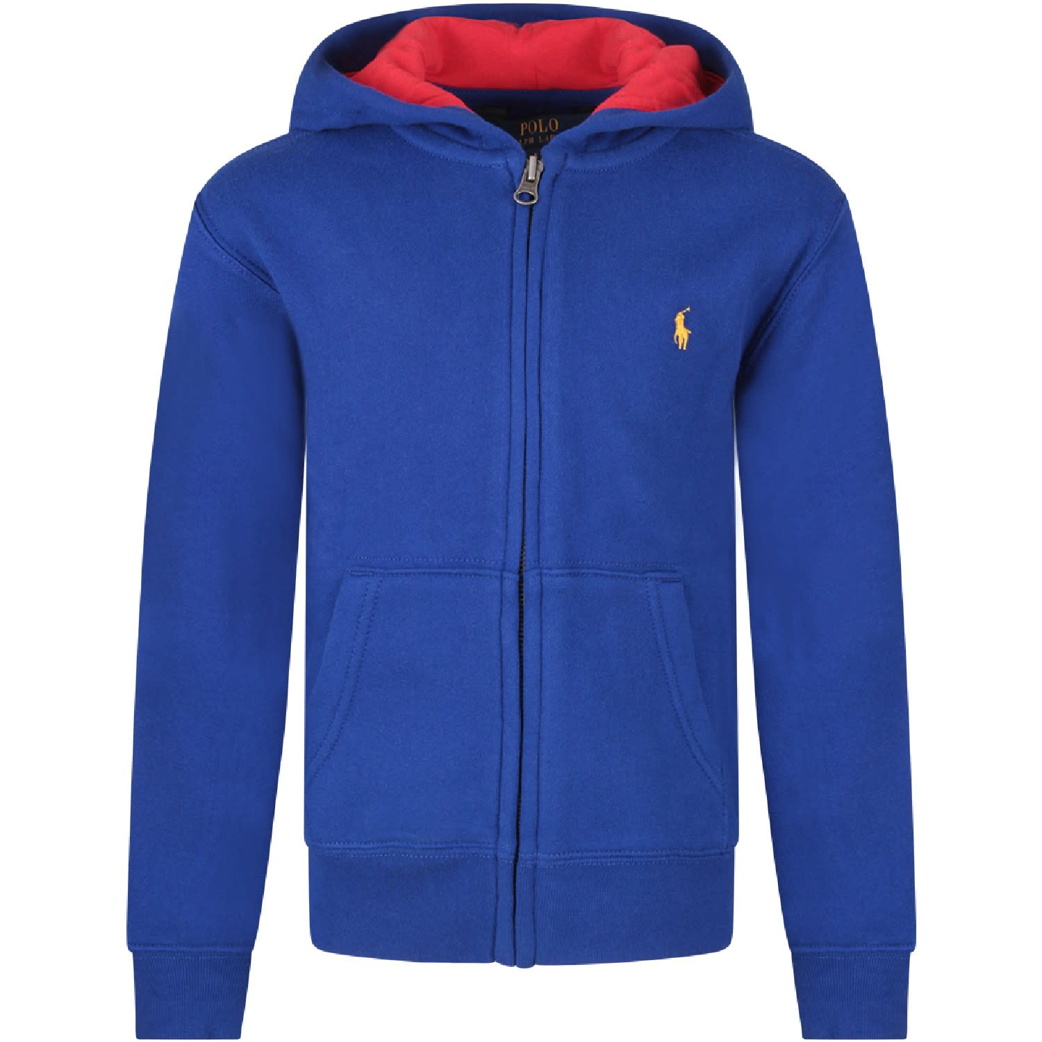 polo yellow and blue hoodie