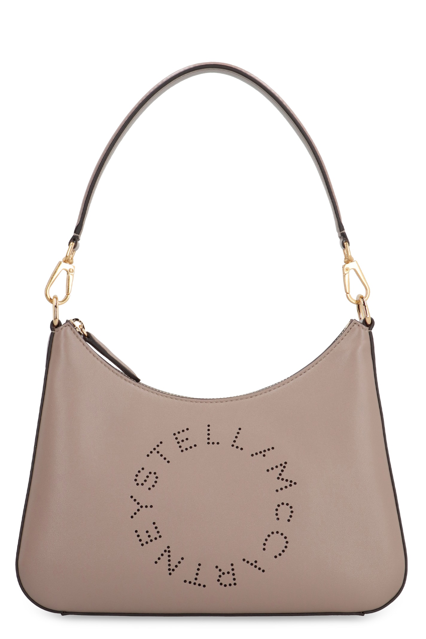 Stella Mccartney Stella Logo Shoulder Bag In Turtledove