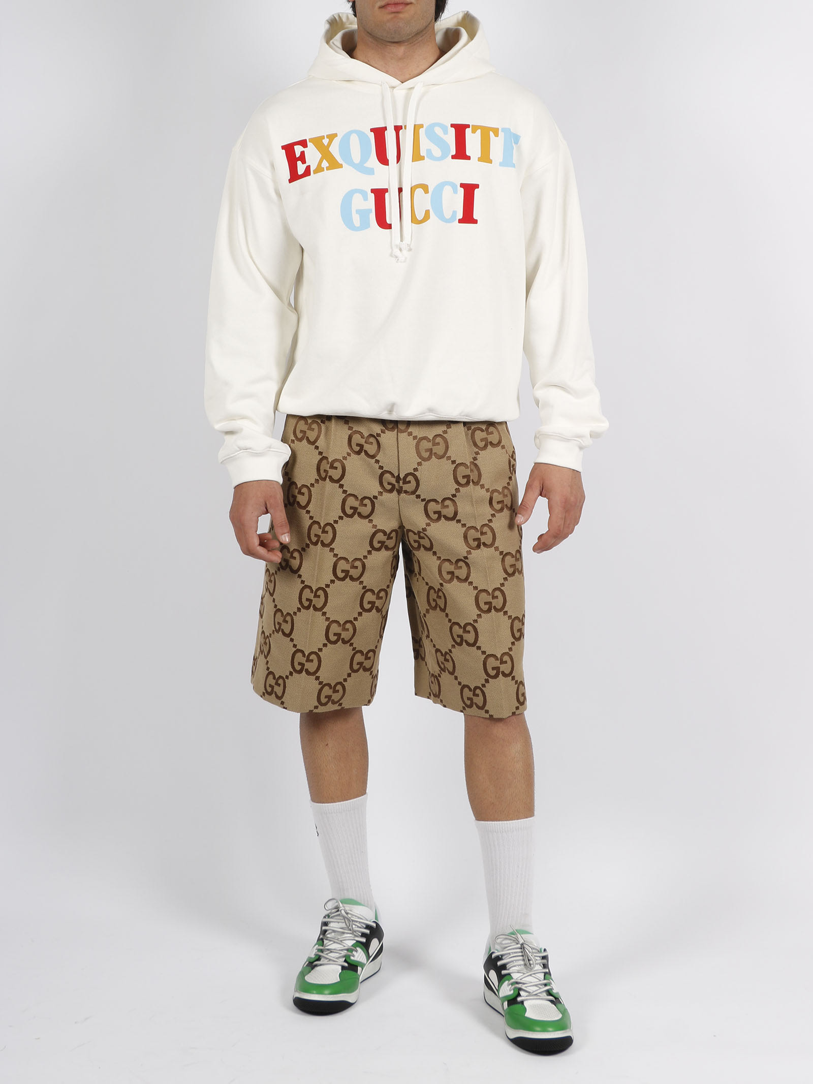 Gucci GG Supreme Cotton Shorts - Farfetch