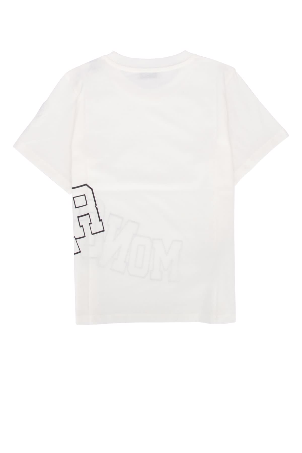 Moncler Kids' Ss T-shirt In White