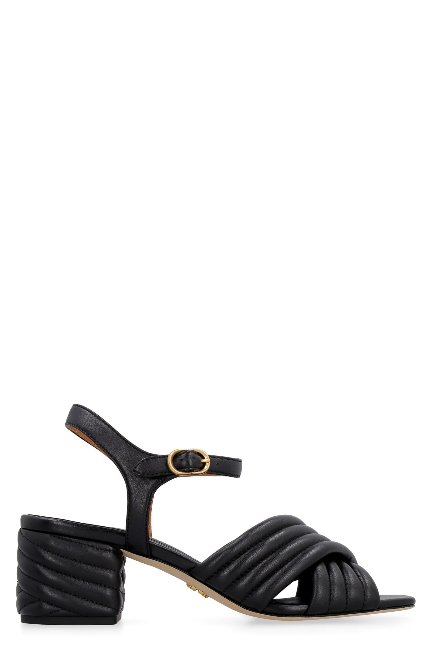 Buy Tory Burch Kira Leather Sandals online, shop Tory Burch shoes with free shipping