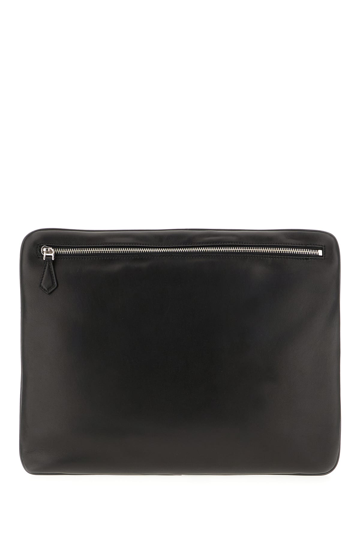 Dolce & Gabbana Logo Printed Clutch Bag In Nero