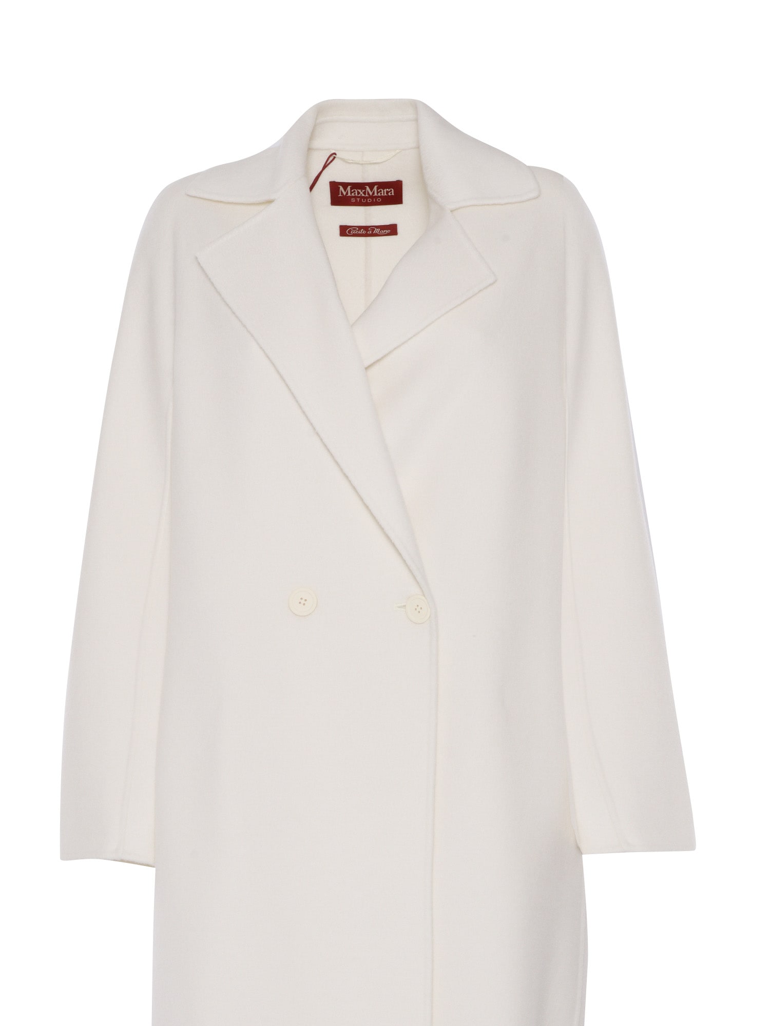 Shop Max Mara Goya White Coat