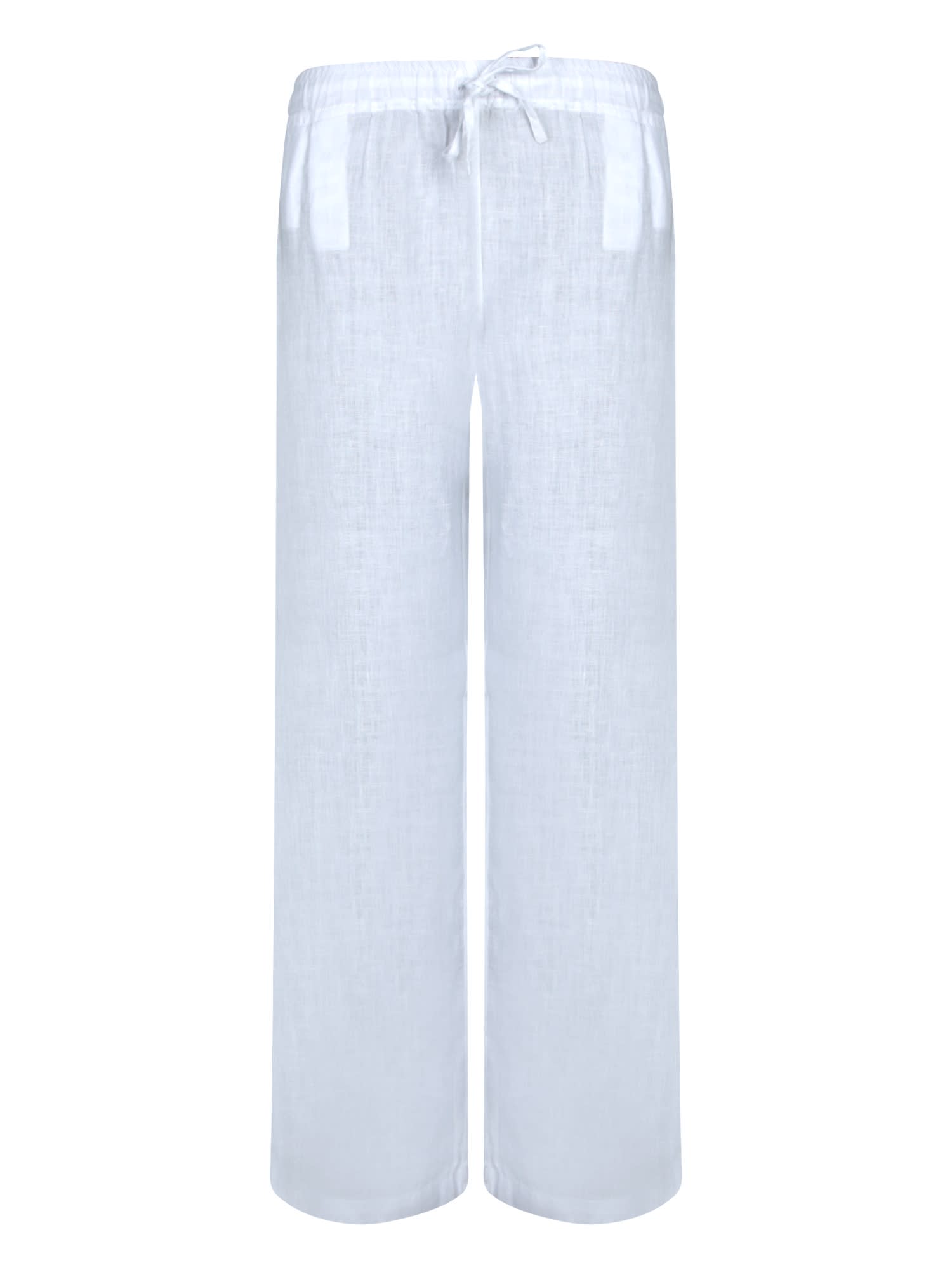 White Linen Trousers