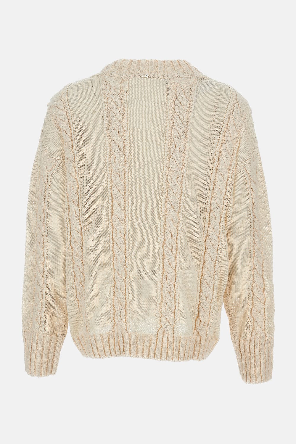 Lorena Antoniazzi Crew Neck Sweater In Neutral